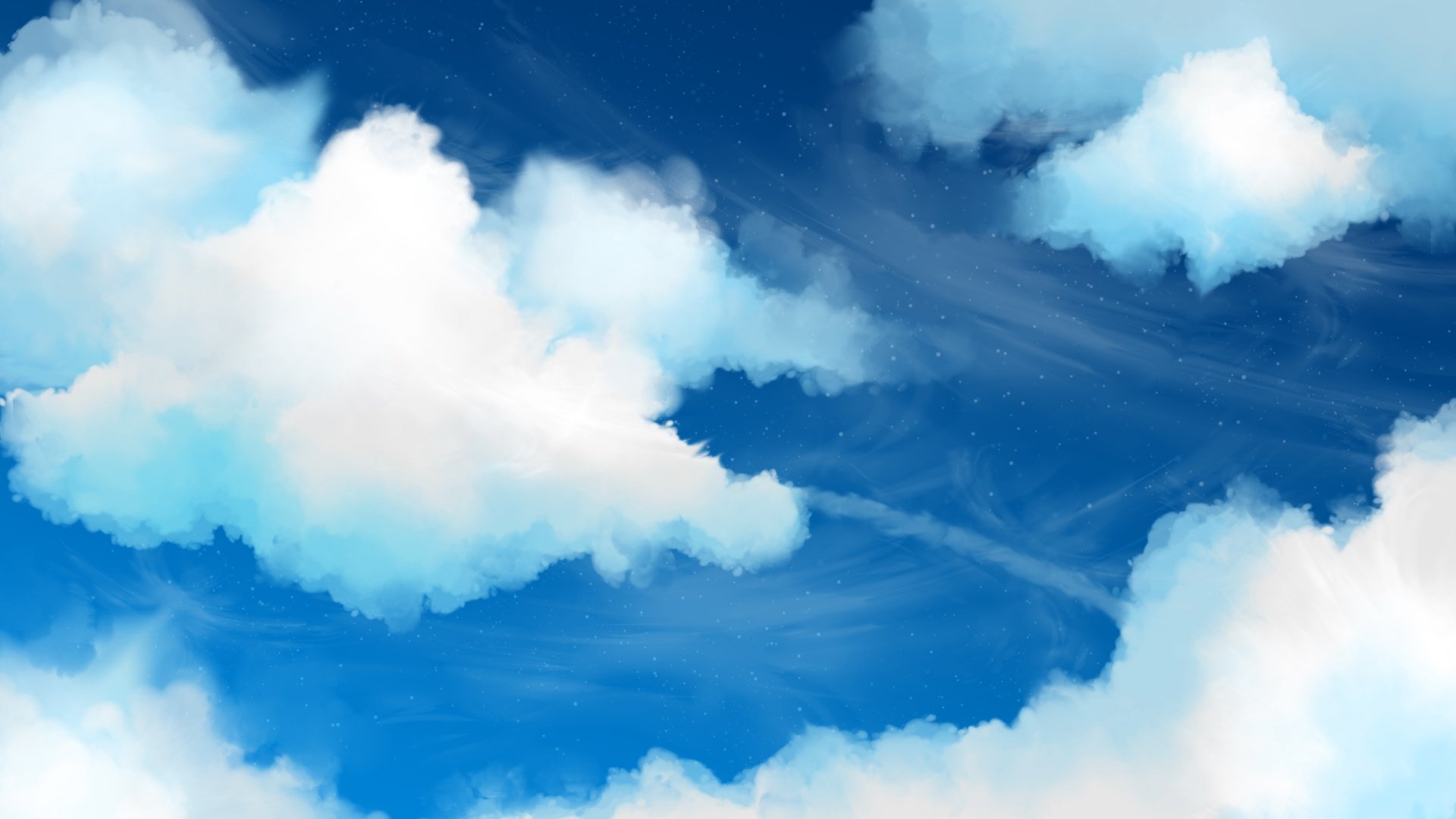 风景,蓝天白云,儿童桌面专用