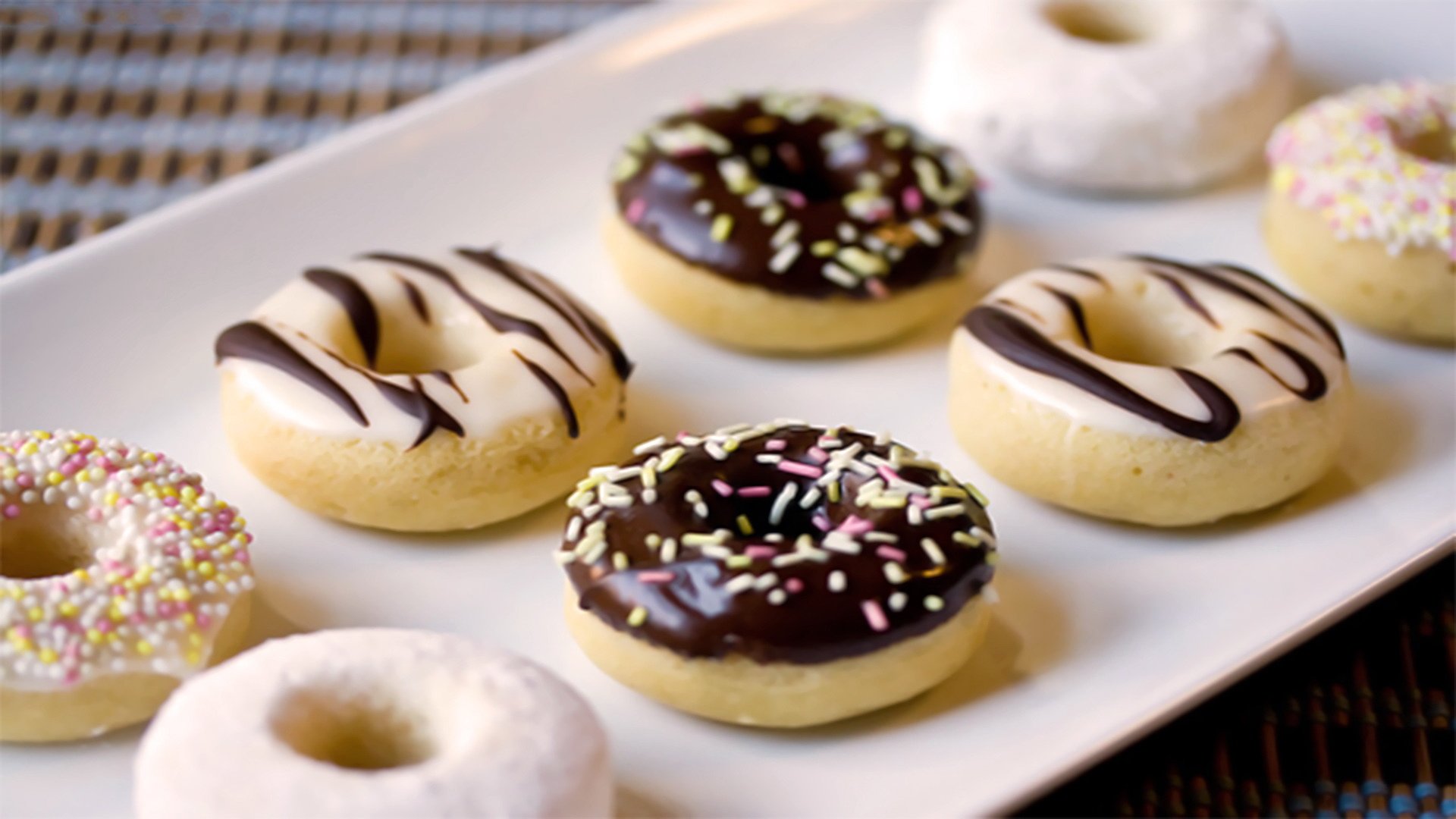 小清新,美食,甜甜圈,儿童桌面专用