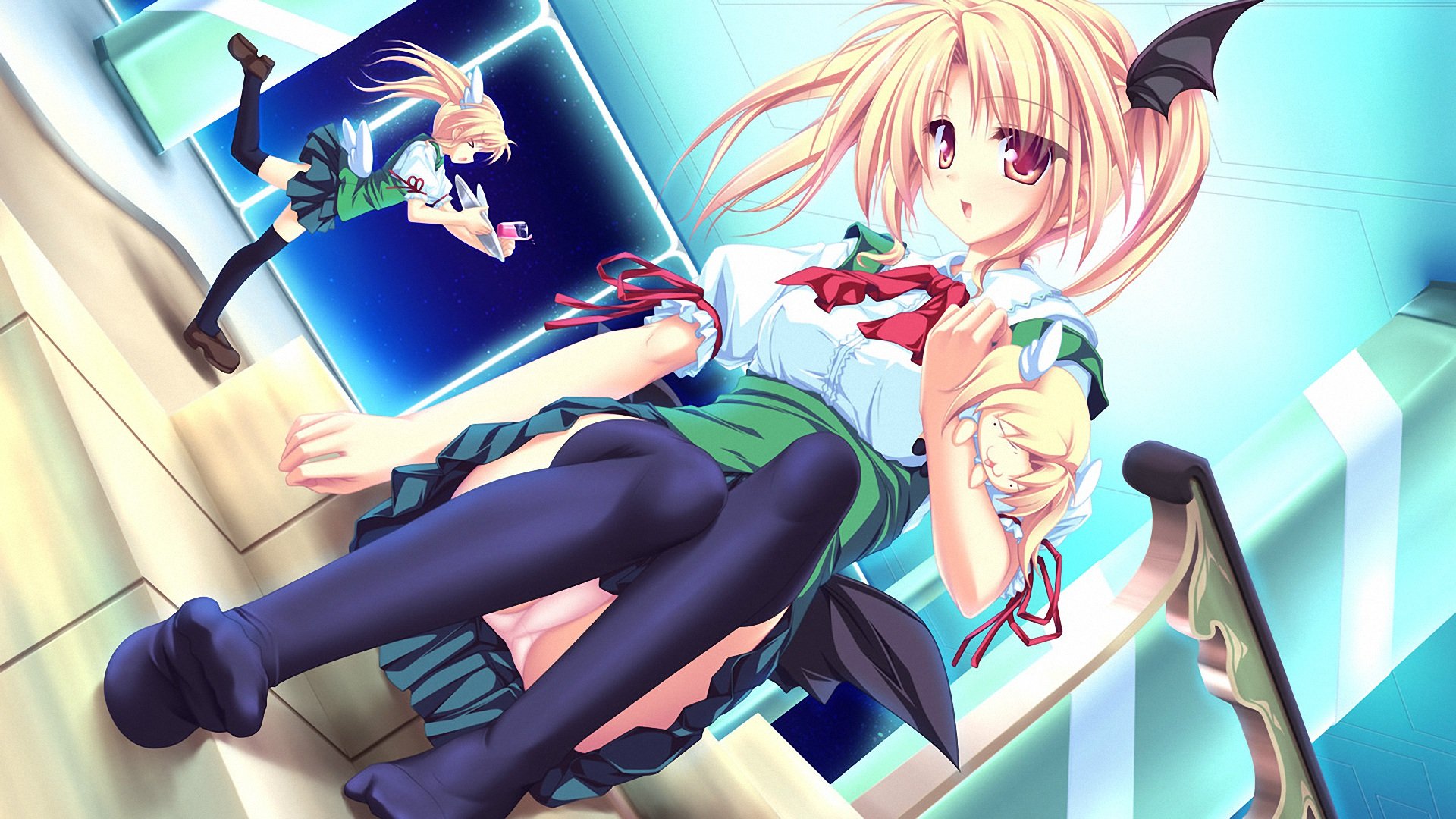 动漫,少女,手绘,萝莉,卡通,儿童桌面专用