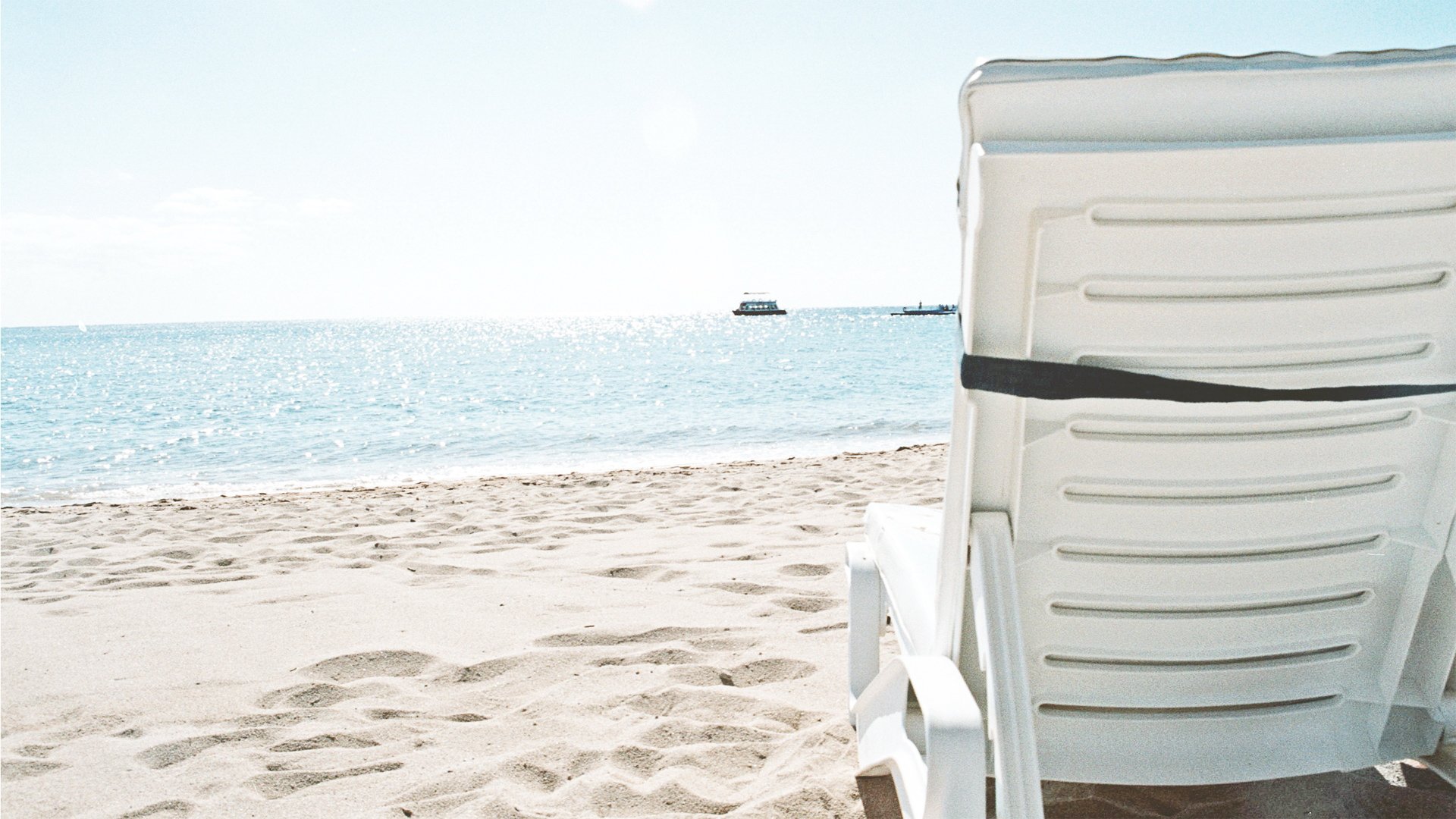 小清新,海滩,椅,儿童桌面专用