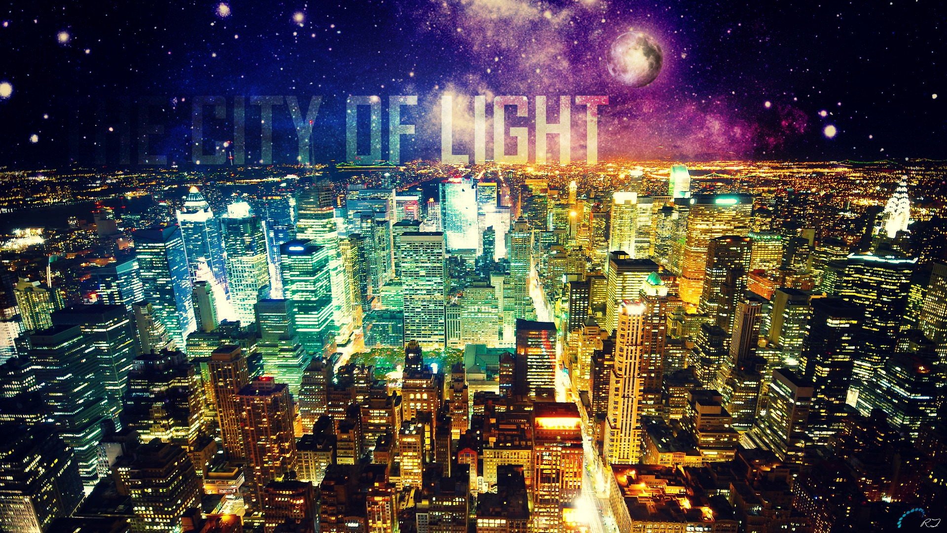 创意,城市,炫彩,儿童桌面专用