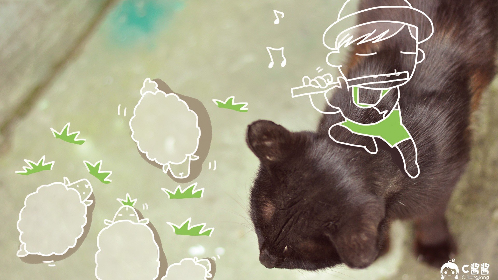 萌宠,喵星人,猫咪,C酱酱,儿童桌面专用