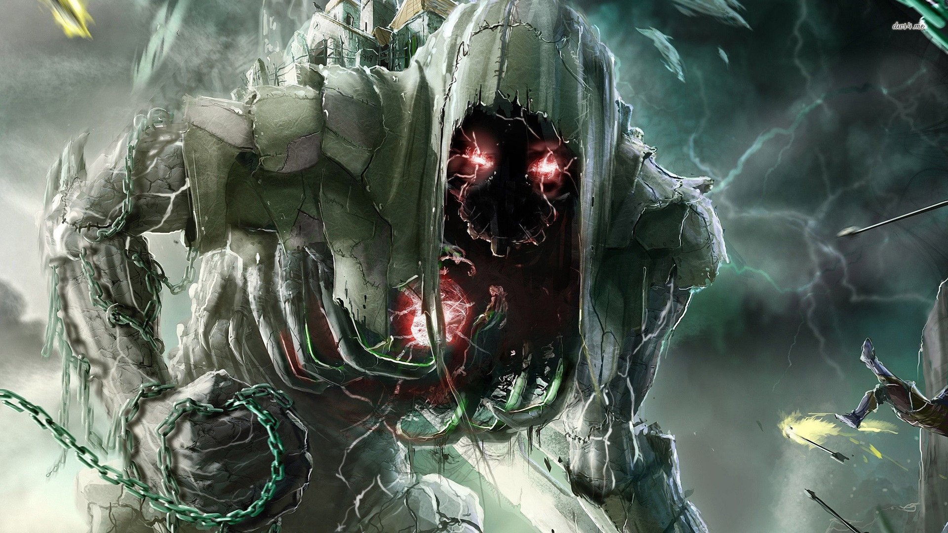 游戏,战士,怪物