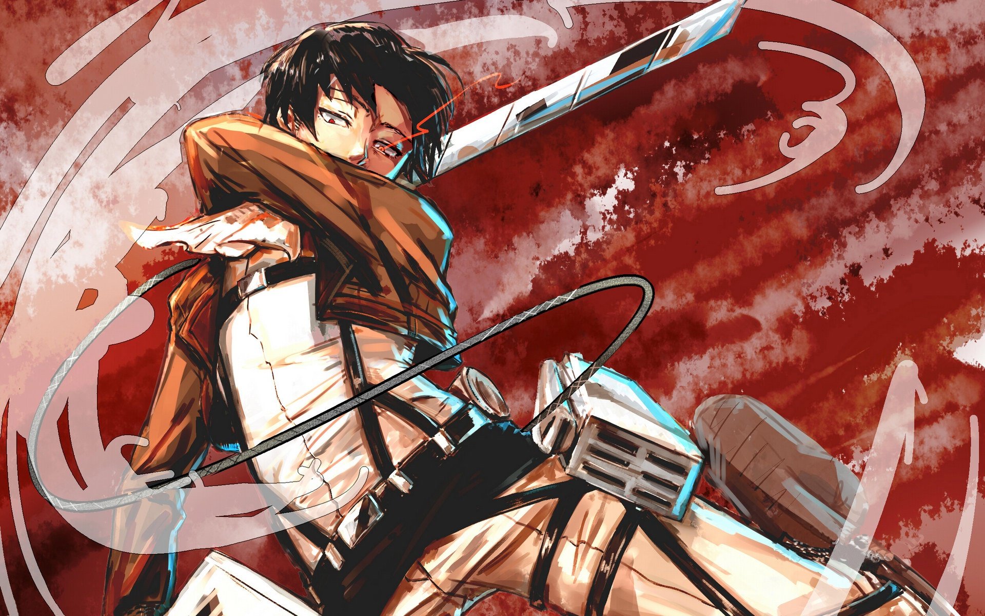 动漫,进击巨人,利威尔