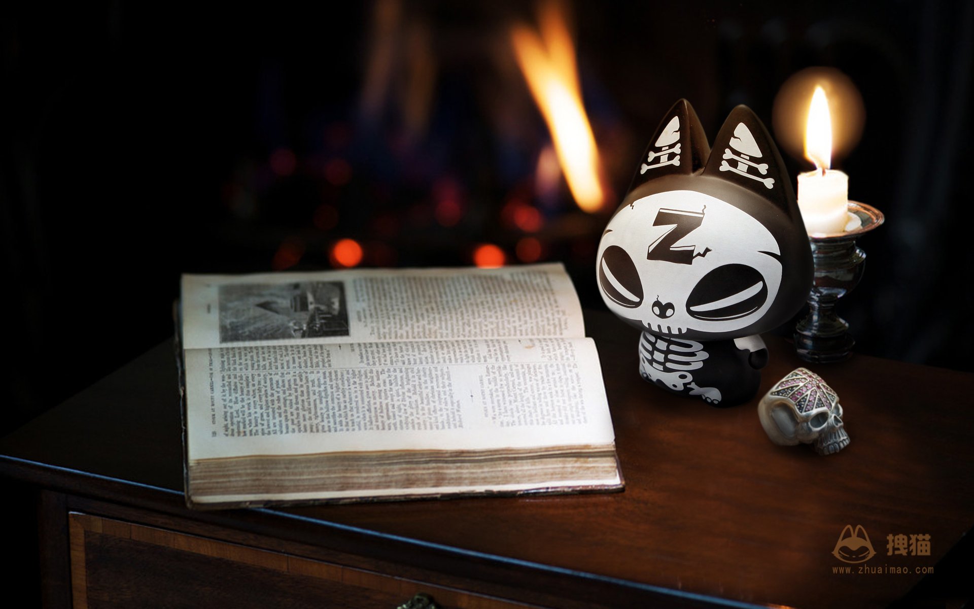 动漫,拽猫,万圣节,卡通,诡异,恶搞