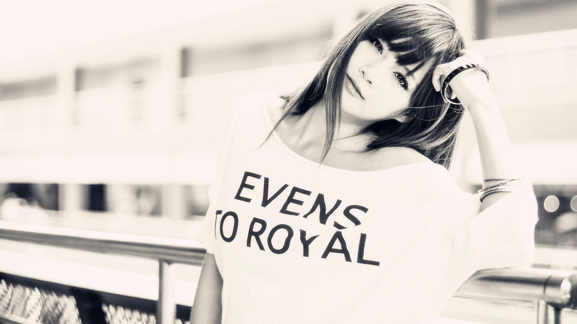 美女,清纯,萌妹子,摄影,阳光,清新,温馨,黑白