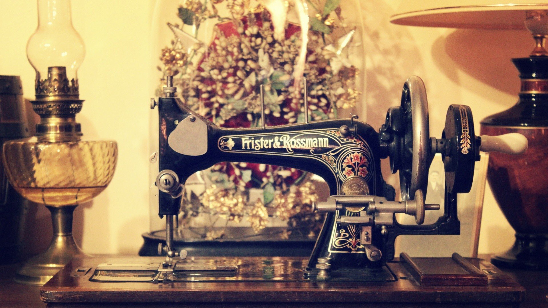 小清新,缝纫机,温馨一刻,儿童桌面专用