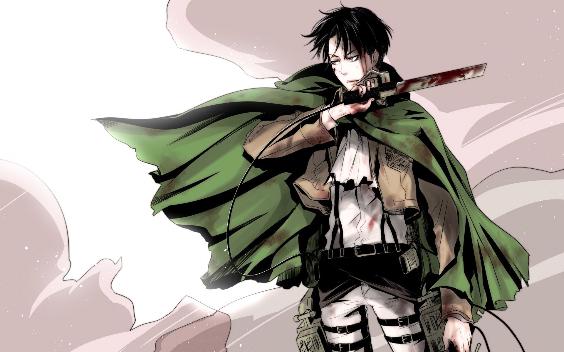 动漫,进击巨人,手绘,儿童桌面专用