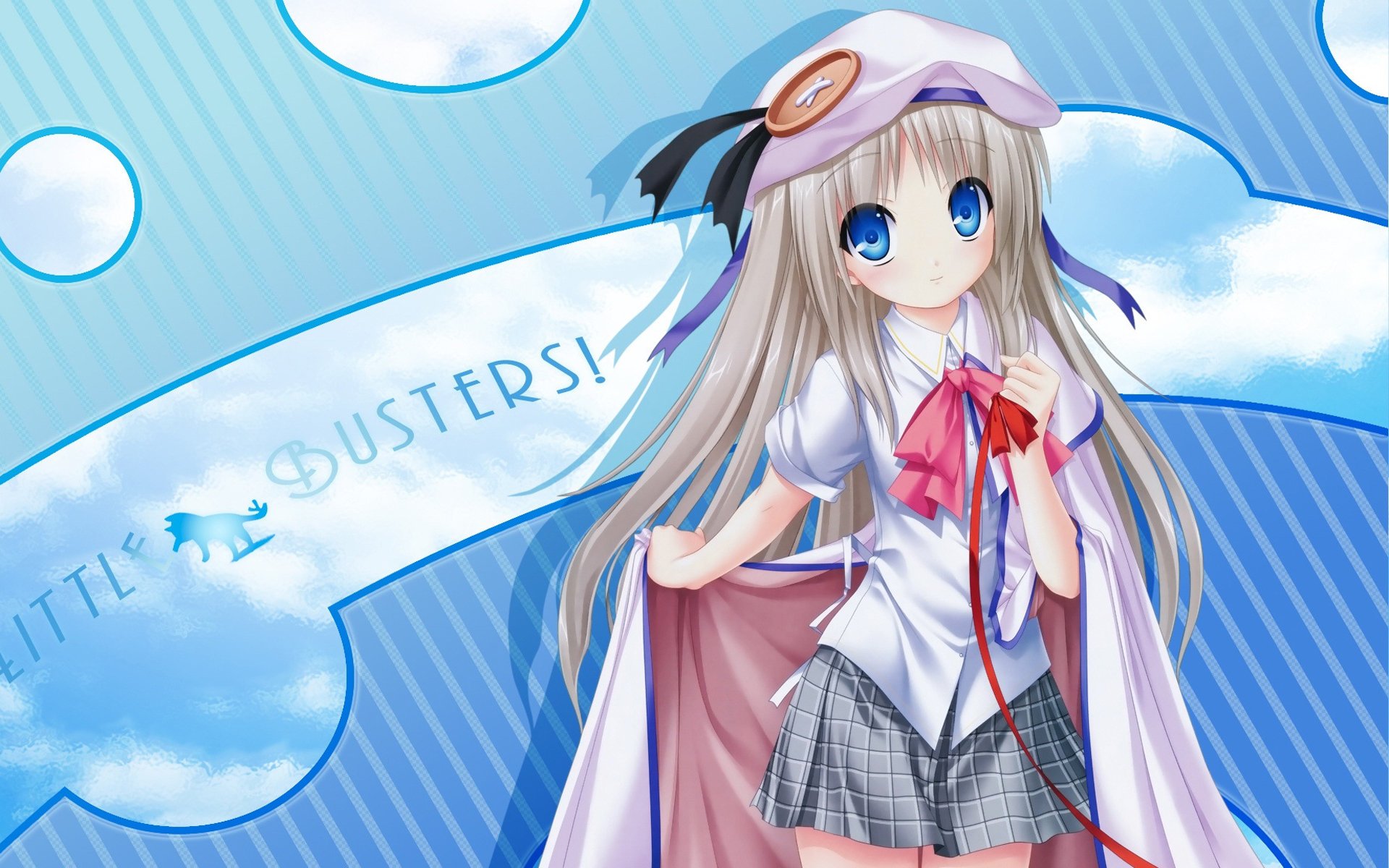 动漫,Little,Busters!,少女,手绘,儿童桌面专用