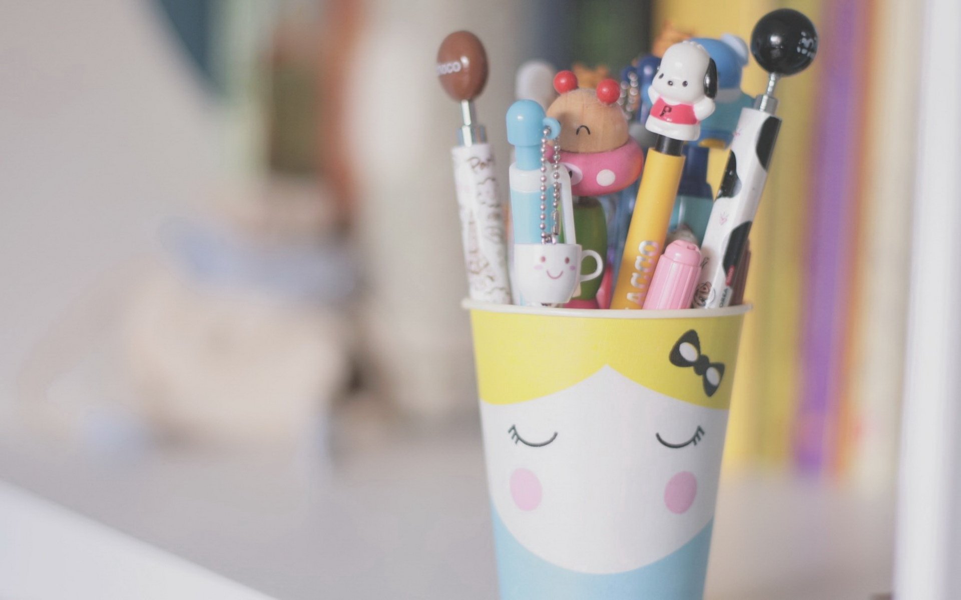 小清新,静物写真,笔筒,儿童桌面专用