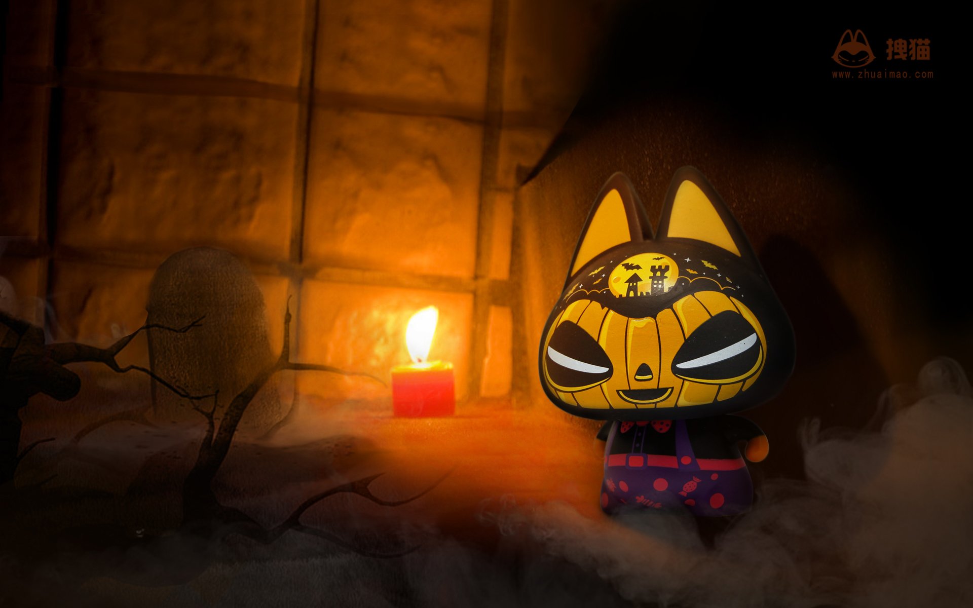 动漫,拽猫,万圣节,卡通,诡异,恶搞