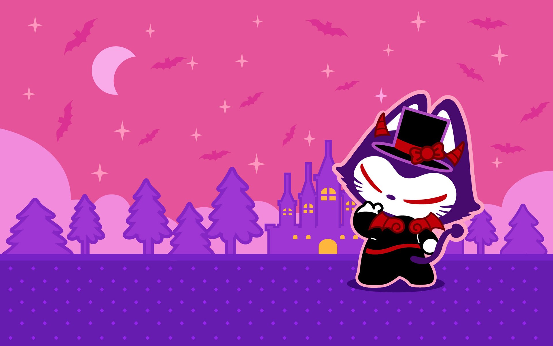 动漫,拽猫,万圣节,原创,节日,手绘,儿童桌面专用