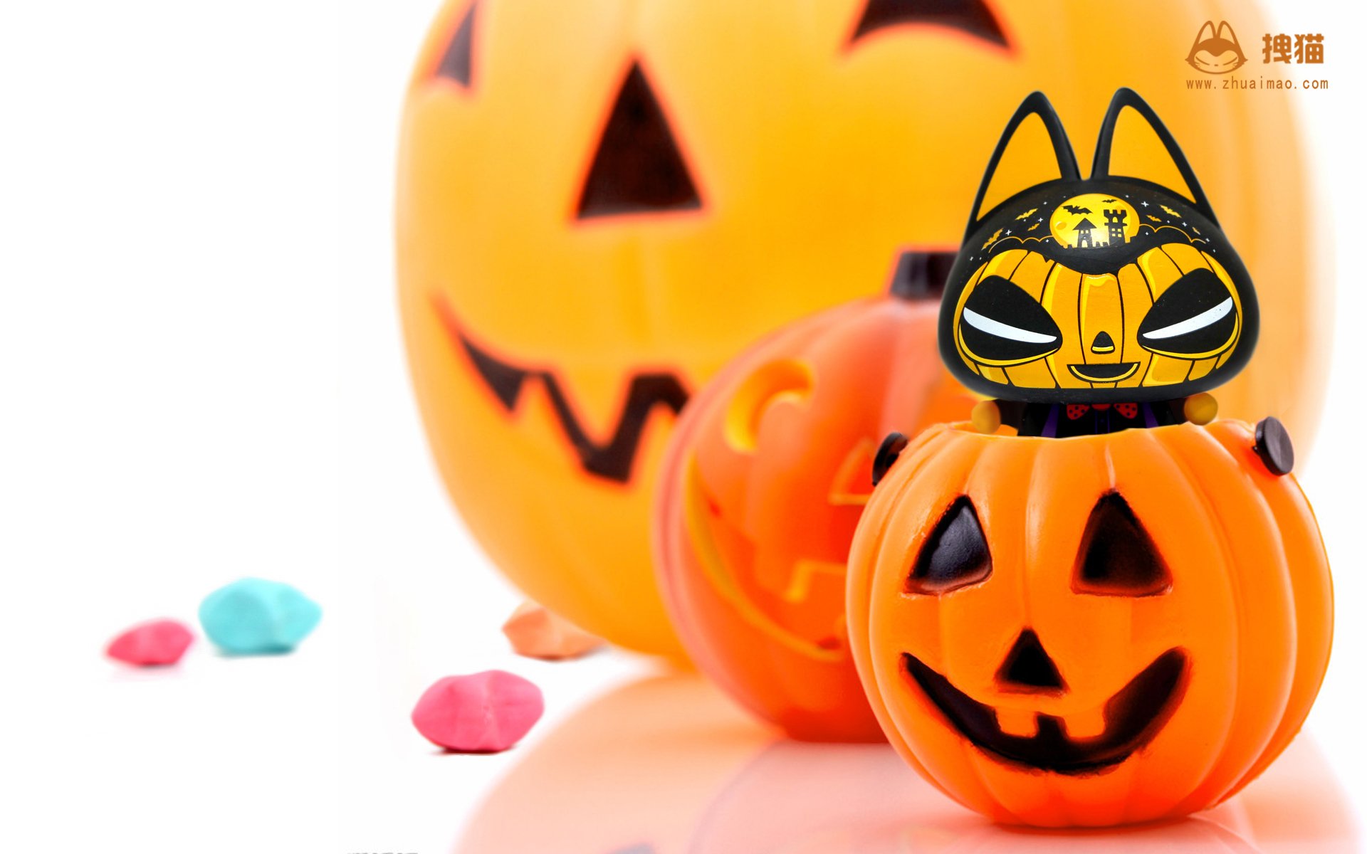 动漫,拽猫,万圣节,卡通,诡异,恶搞,儿童桌面专用