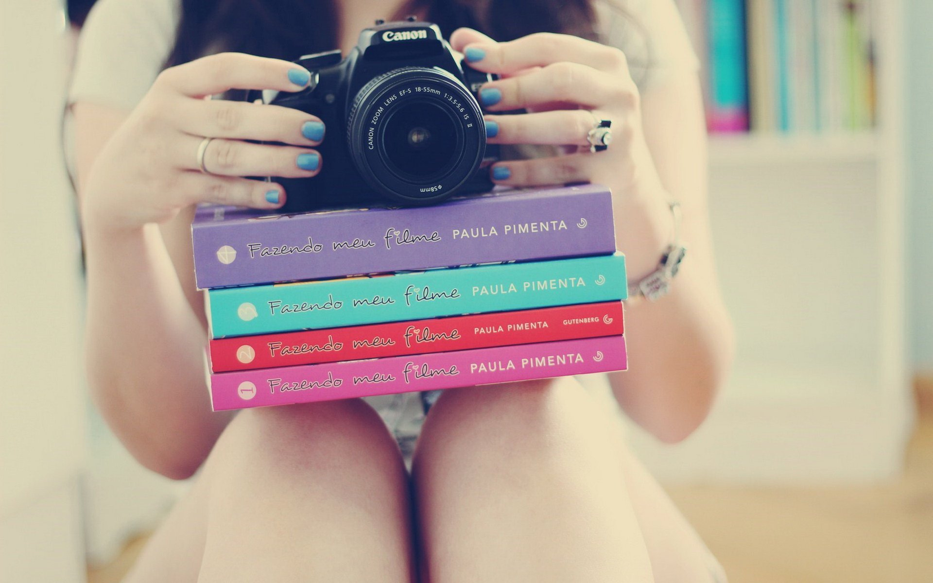 小清新,少女,相机,温馨一刻,儿童桌面专用