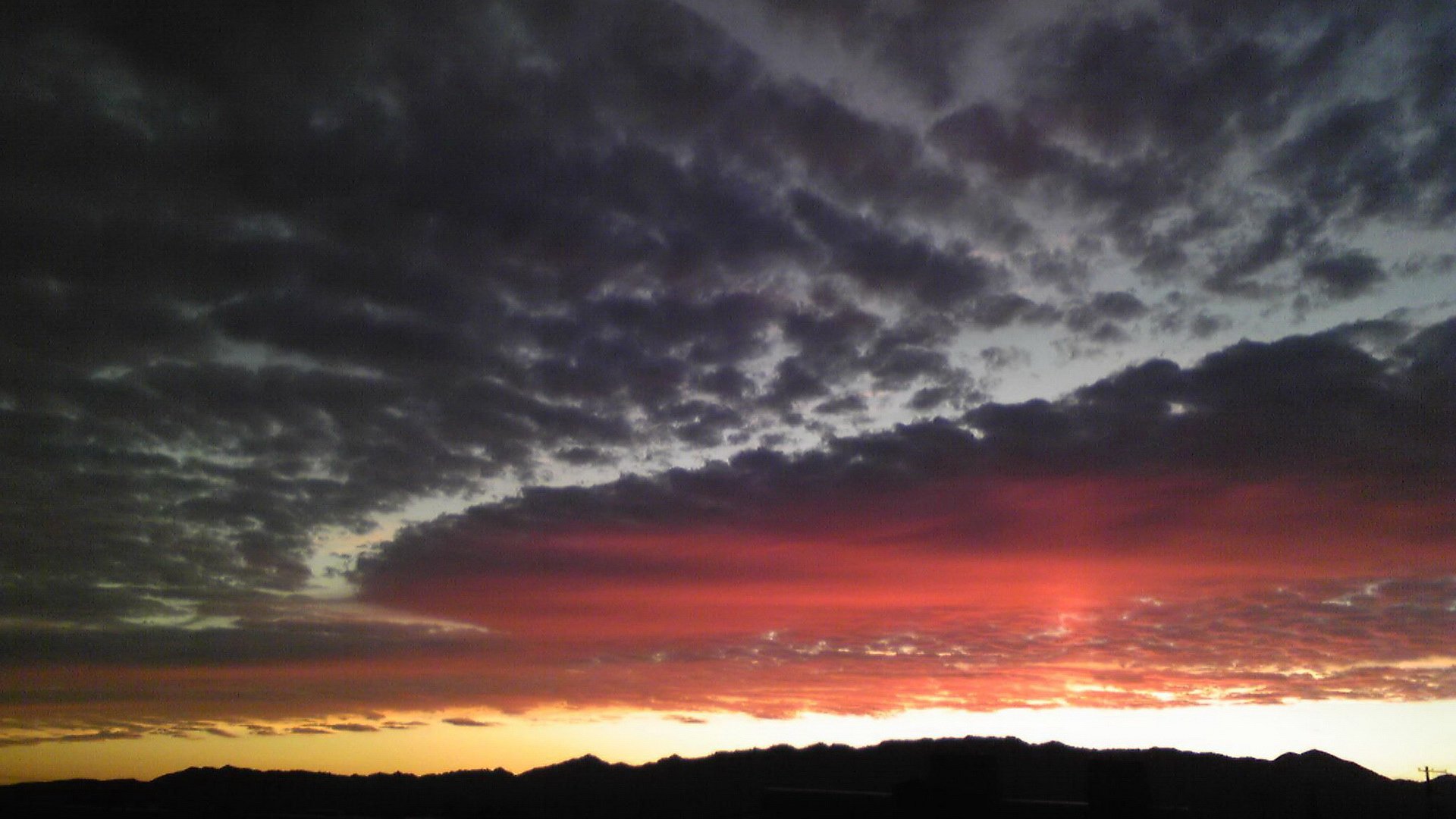 风景,自然风光,火烧云,晚霞,夕阳,落日,儿童桌面专用