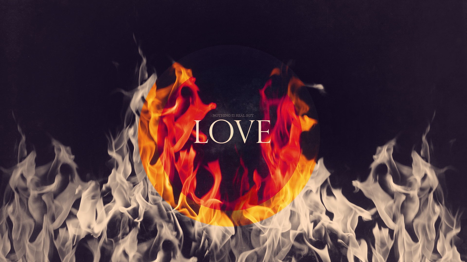 炫酷,LOVE,火焰,文字