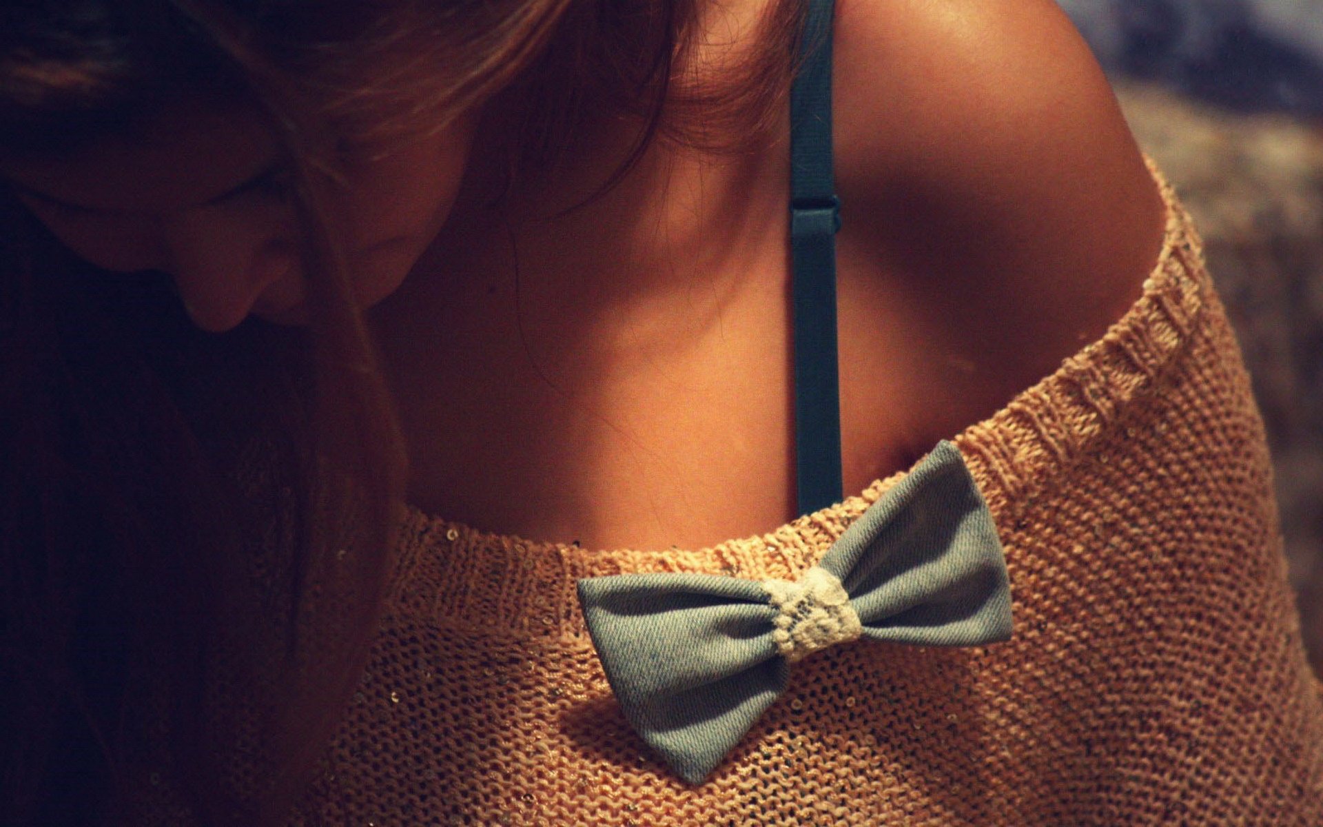 小清新,少女,蝴蝶结