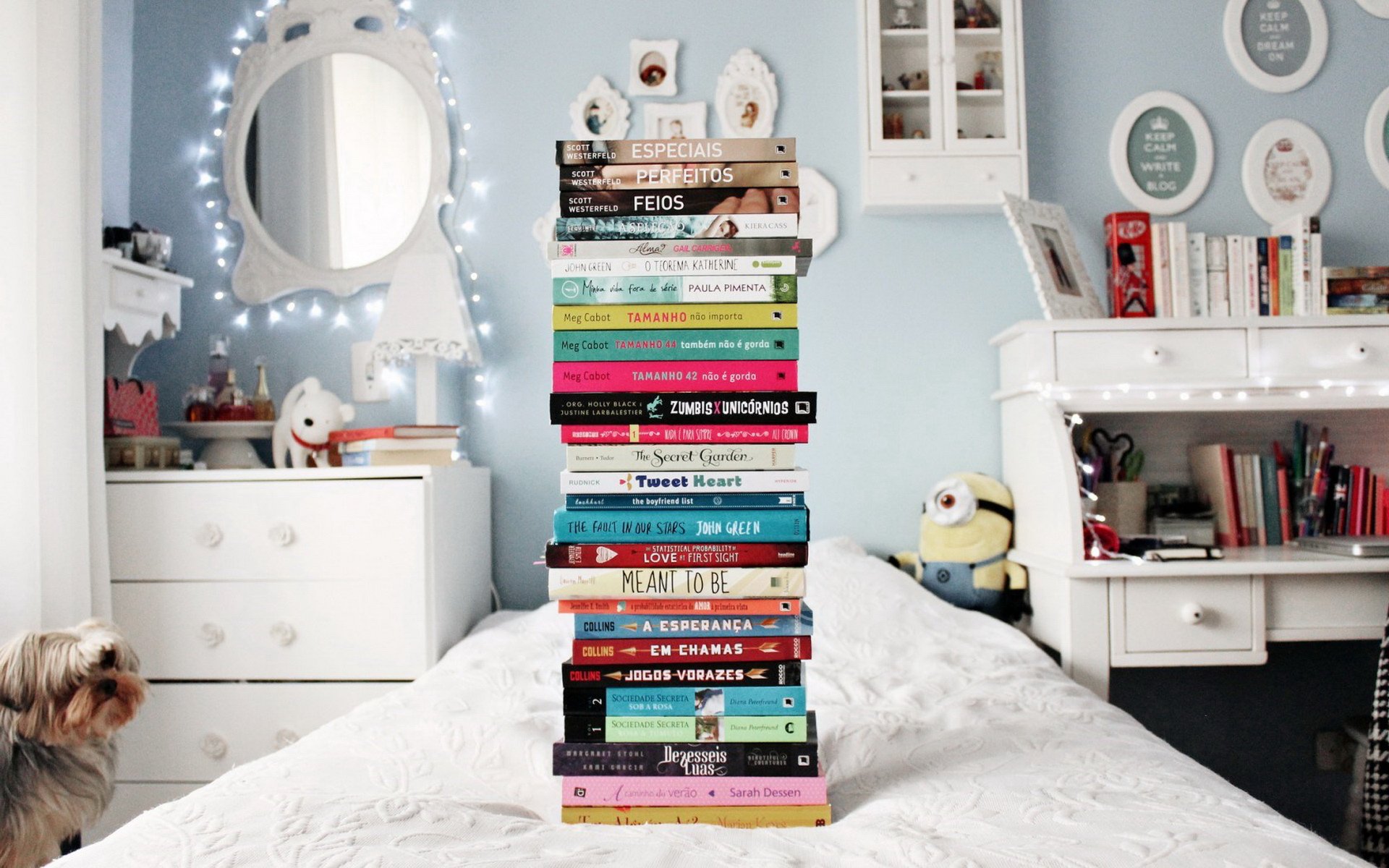 小清新,书籍,书本,卧室,温馨一刻,儿童桌面专用