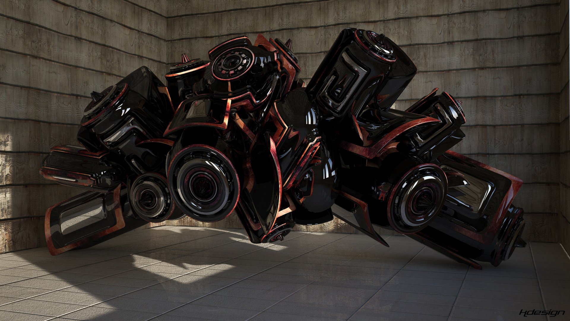 创意,3D,设计,渲染