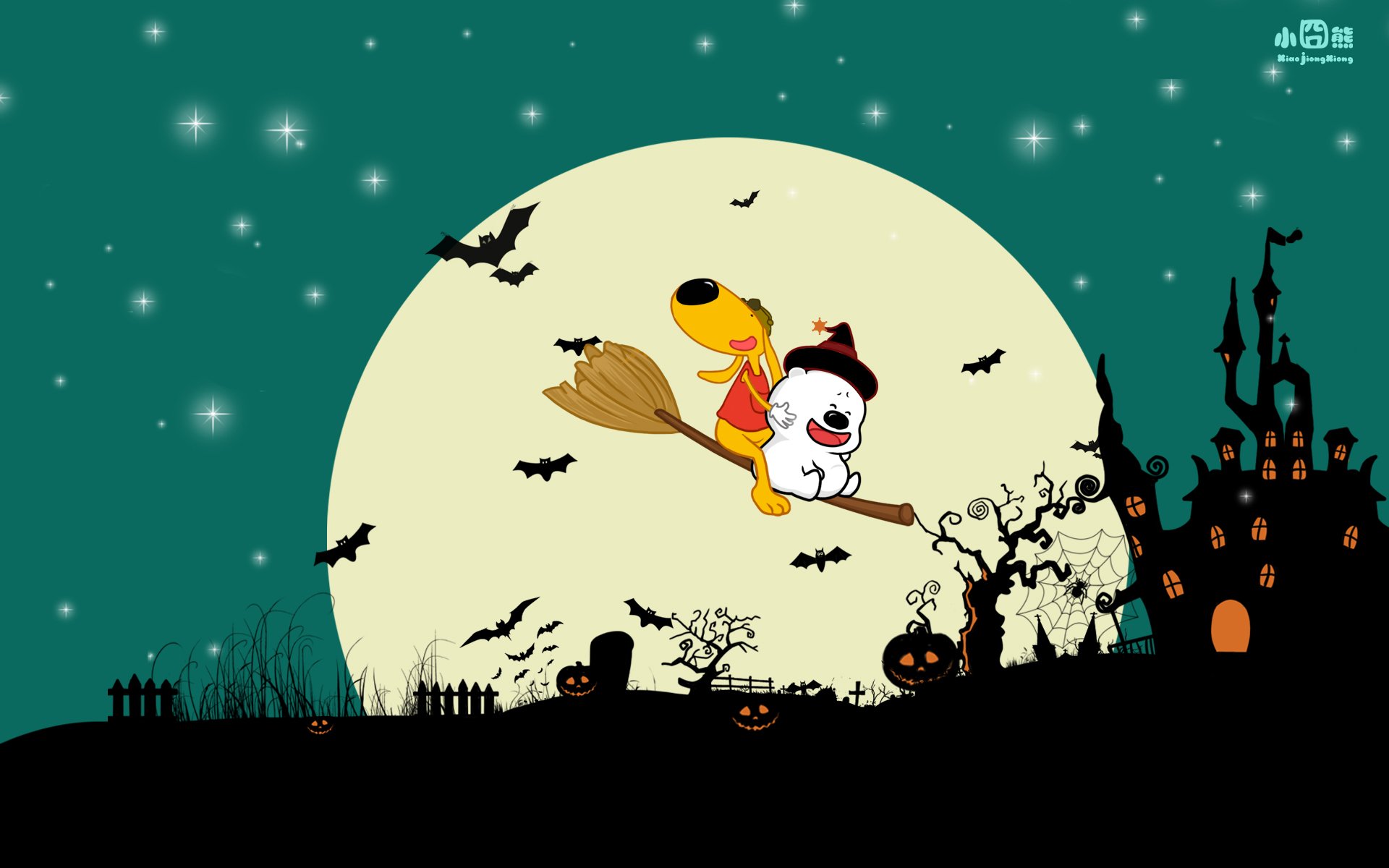 动漫,小囧熊,万圣节,原创,@小囧熊,儿童桌面专用