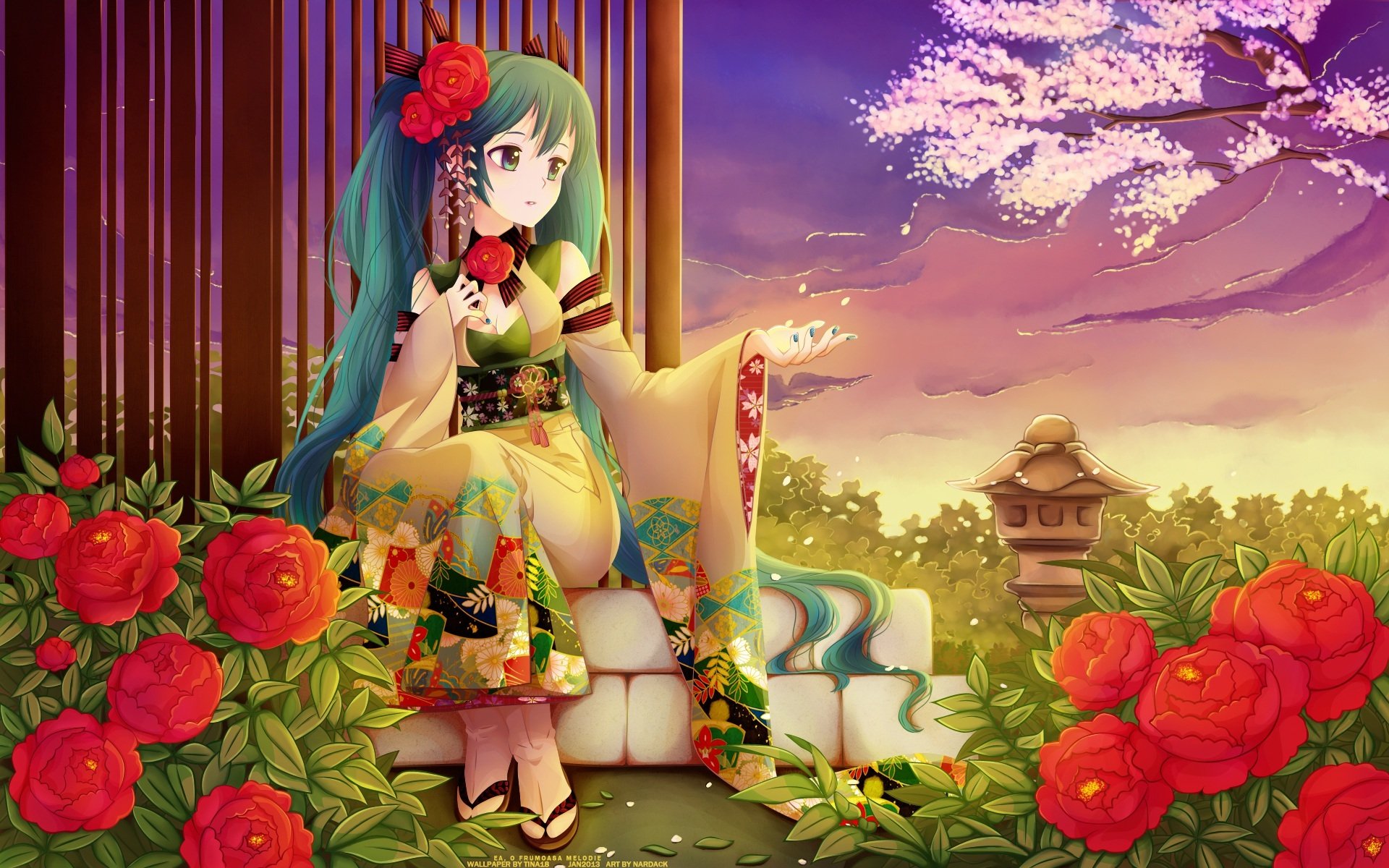 动漫,初音未来,镜音双子,少女