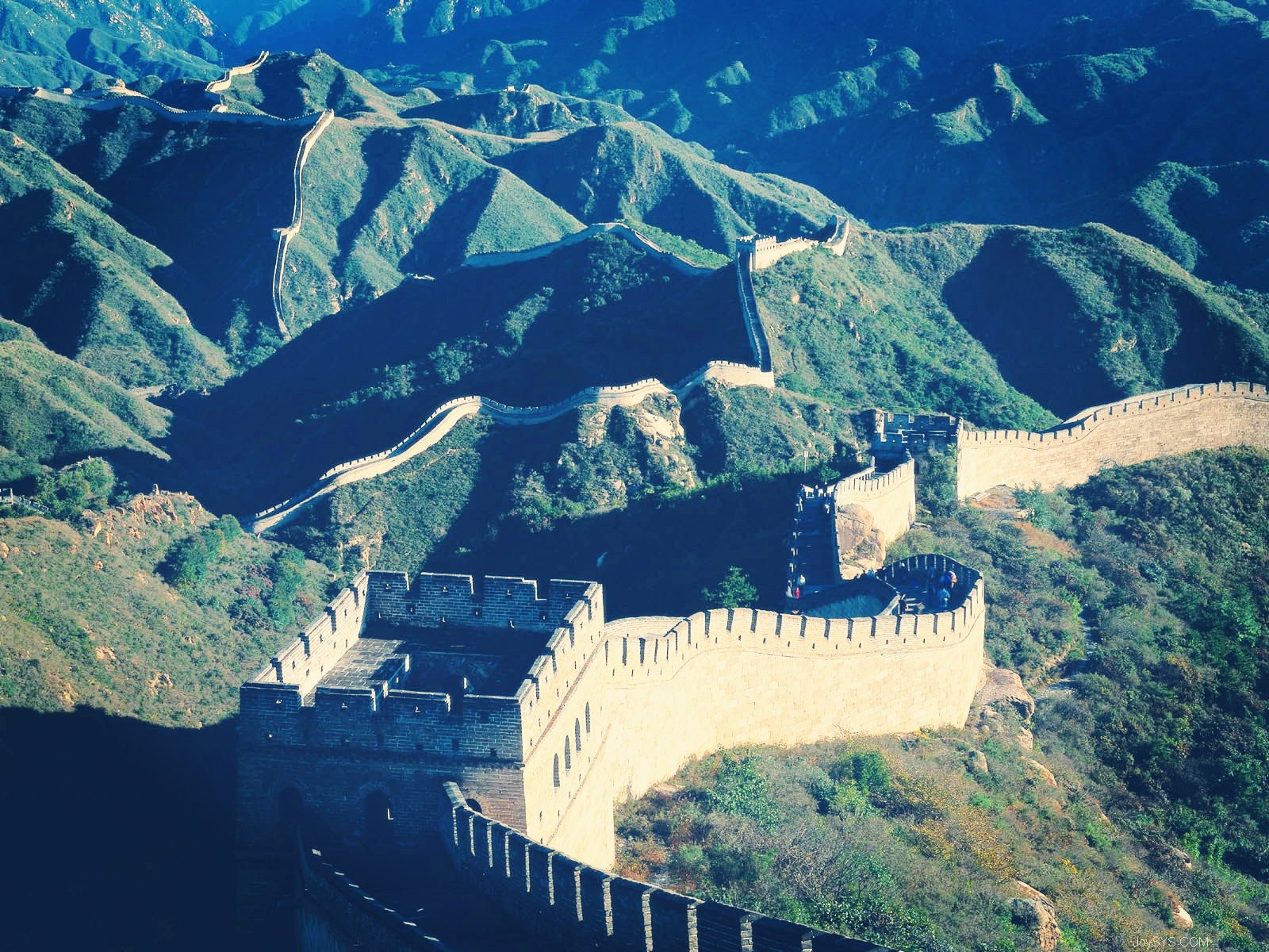 风景,建筑,长城,儿童桌面专用