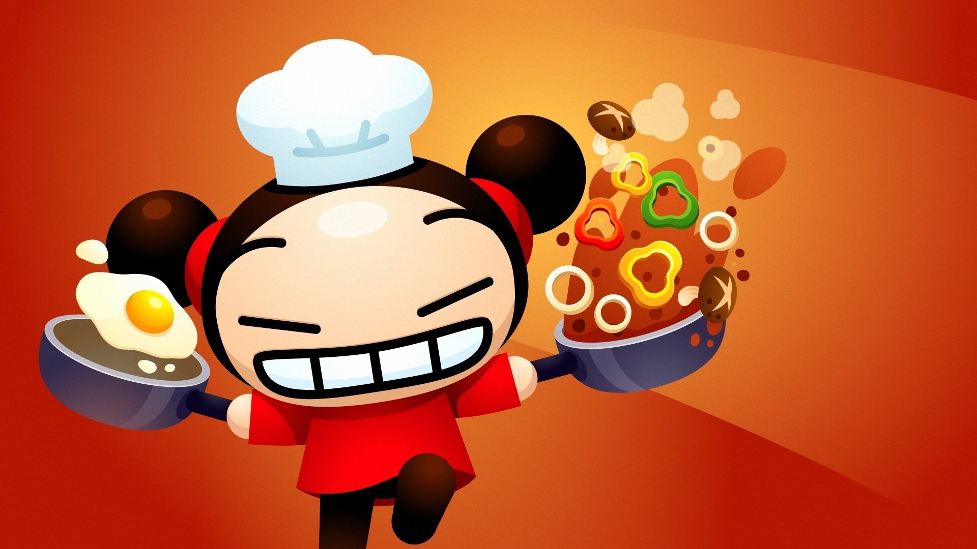 动漫,卡通,pucca,中国娃娃,可爱,儿童桌面专用