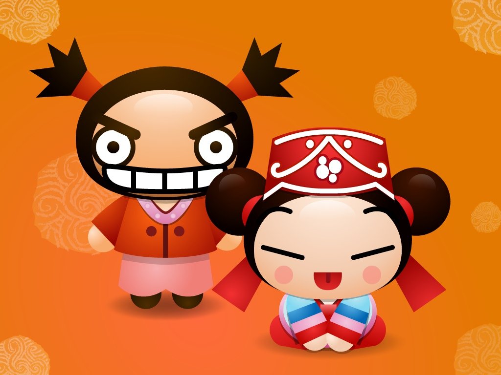 PUCCA料理屋,PUCCA,中国娃娃,VOOZ,韩国,动漫,卡通,儿童桌面专用