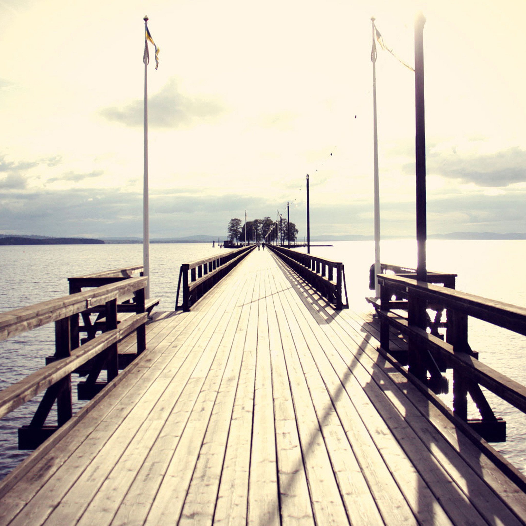 小清新,长廊,阳光,午后,海边,儿童桌面专用