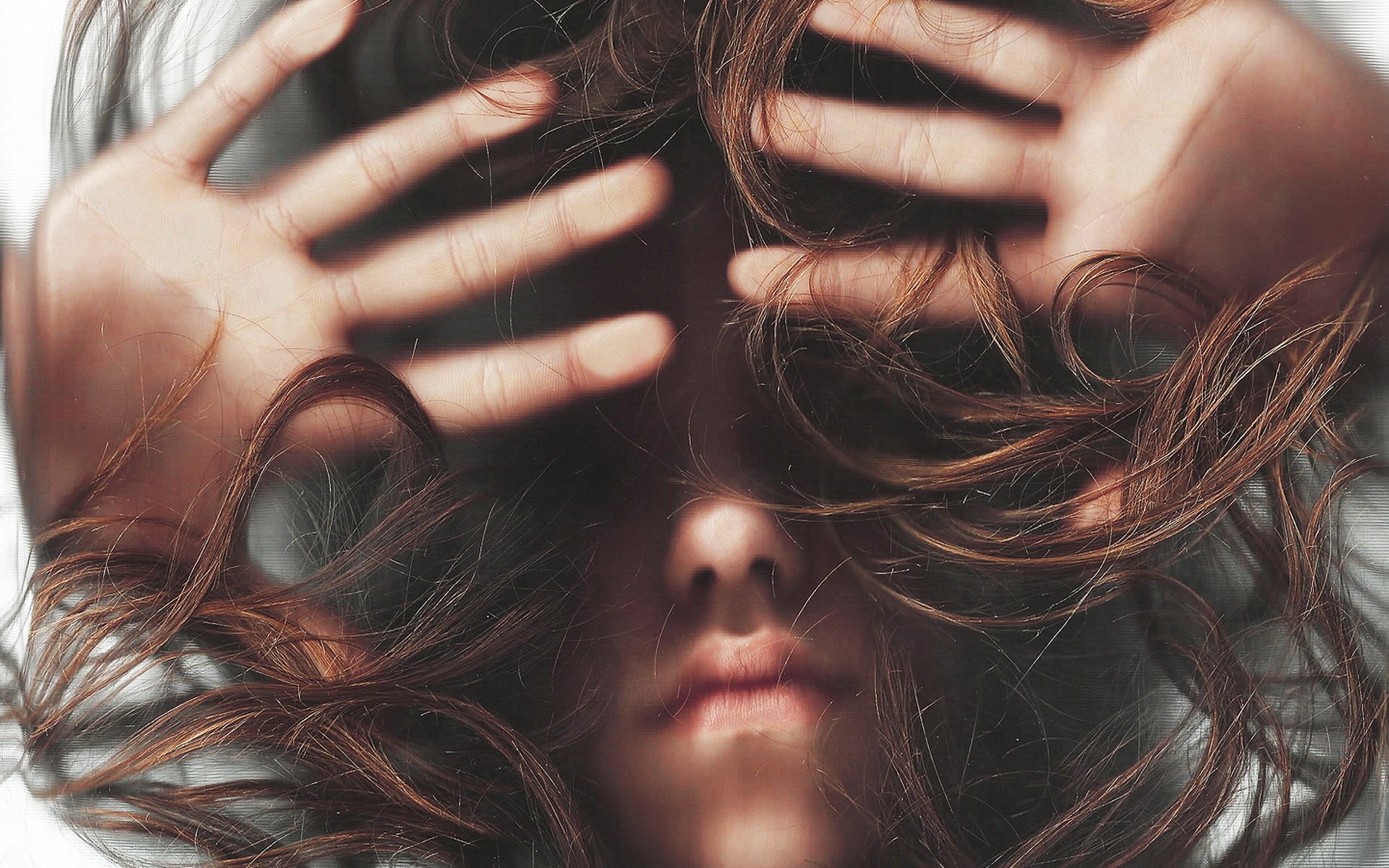 创意,少女,手心