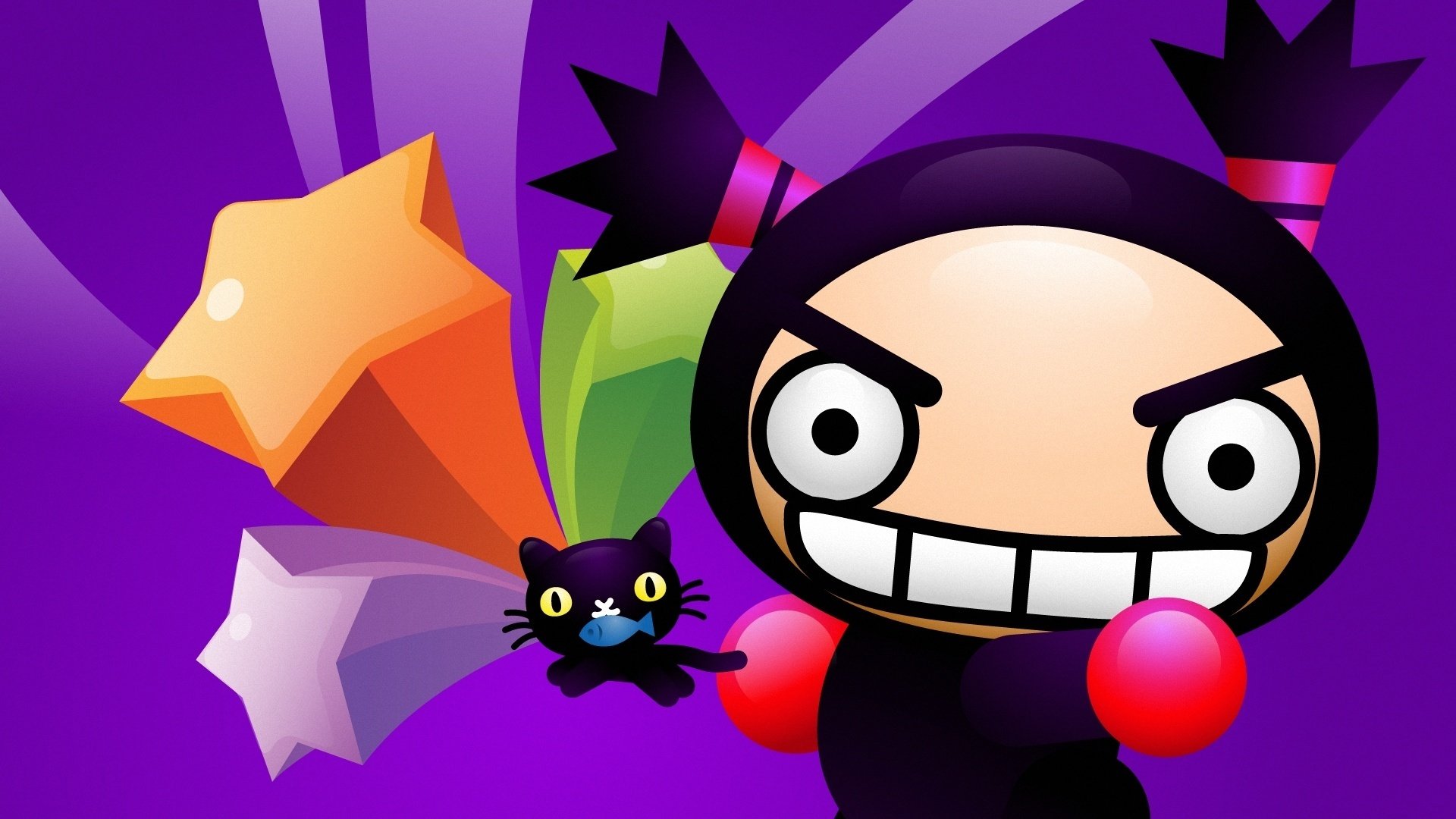 动漫,卡通,pucca,中国娃娃,可爱,儿童桌面专用