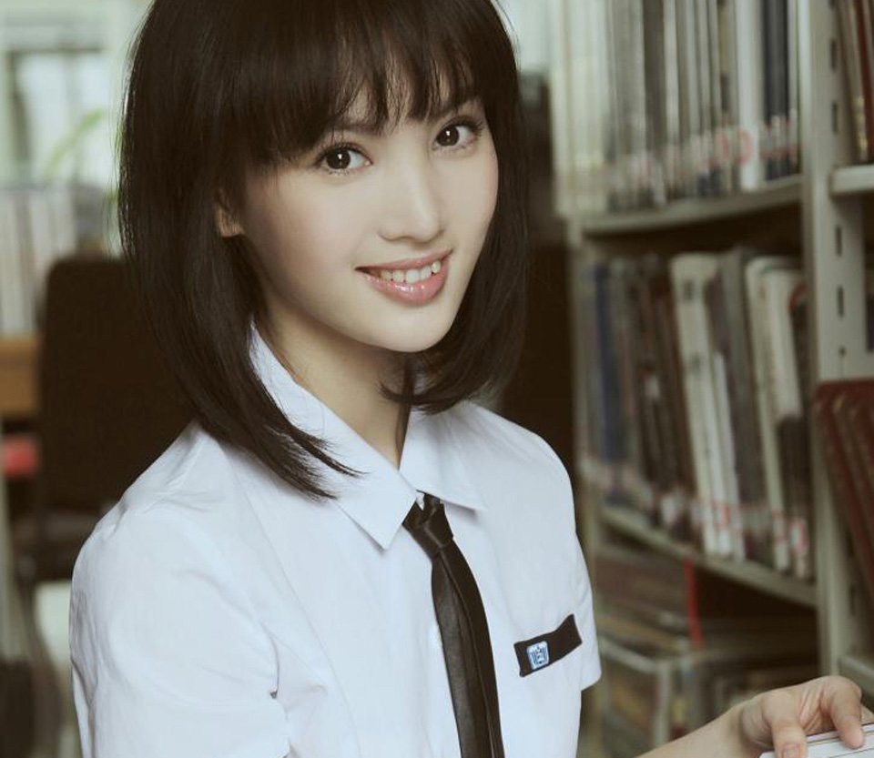 美女,校服,少女,制服,清新,清纯,短发