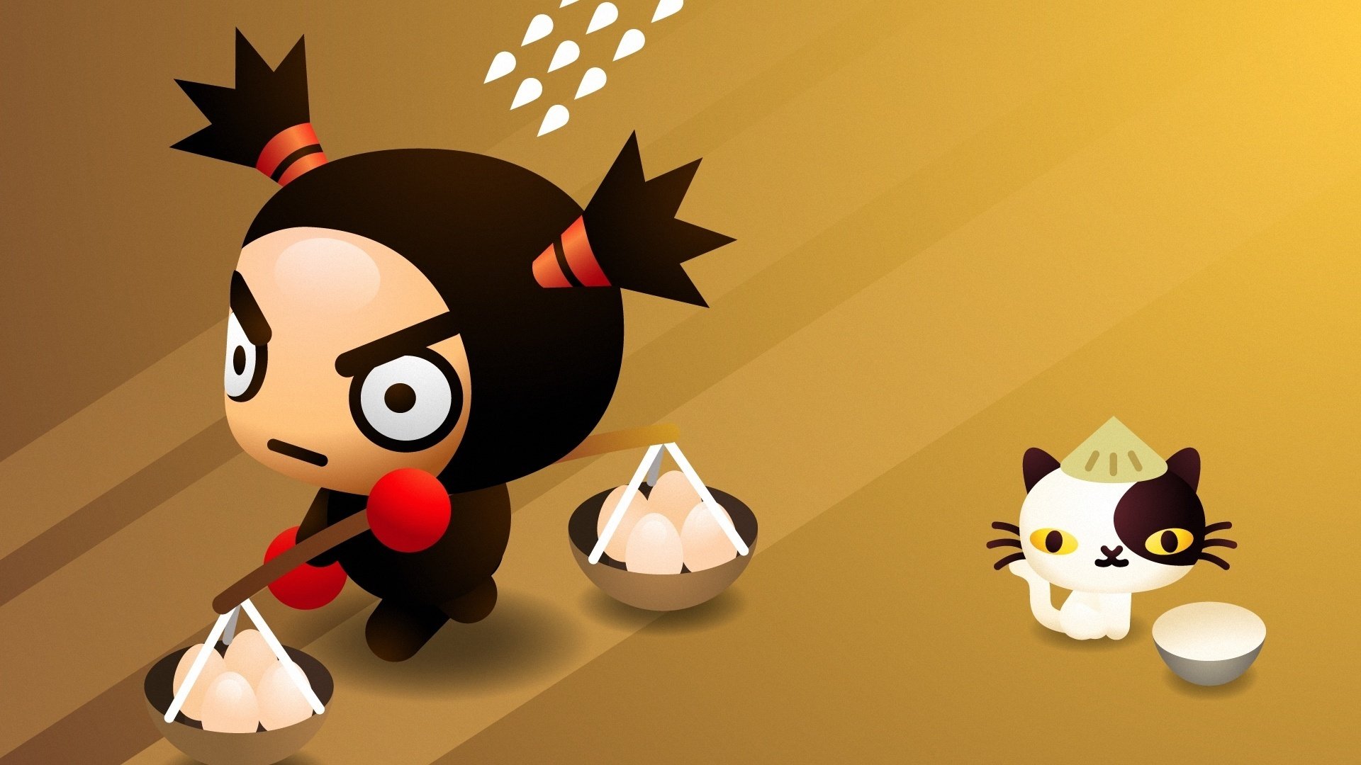 动漫,卡通,pucca,中国娃娃,可爱,儿童桌面专用