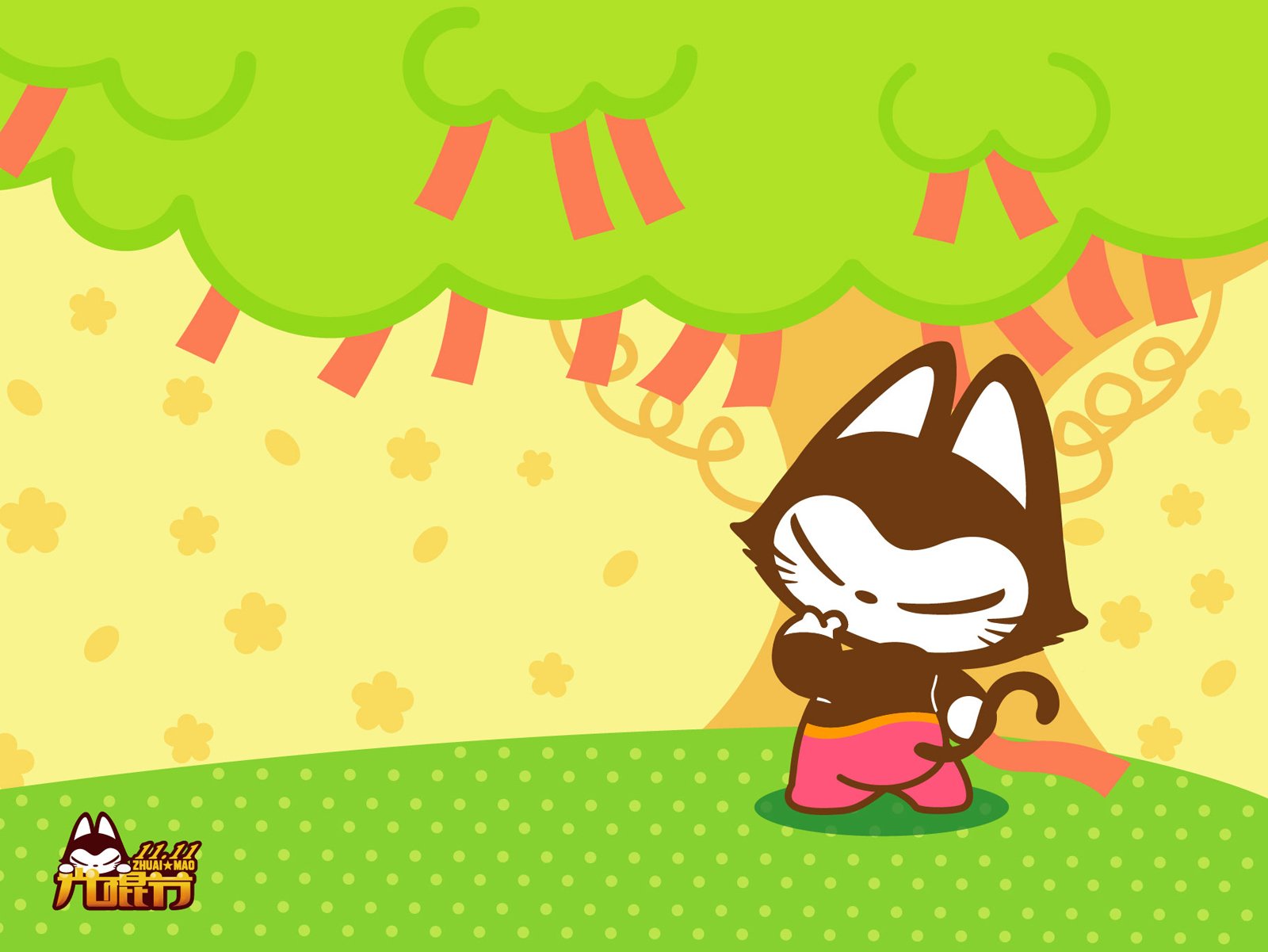 动漫,卖萌,可爱,手绘,唯美,拽猫,光棍节,儿童桌面专用