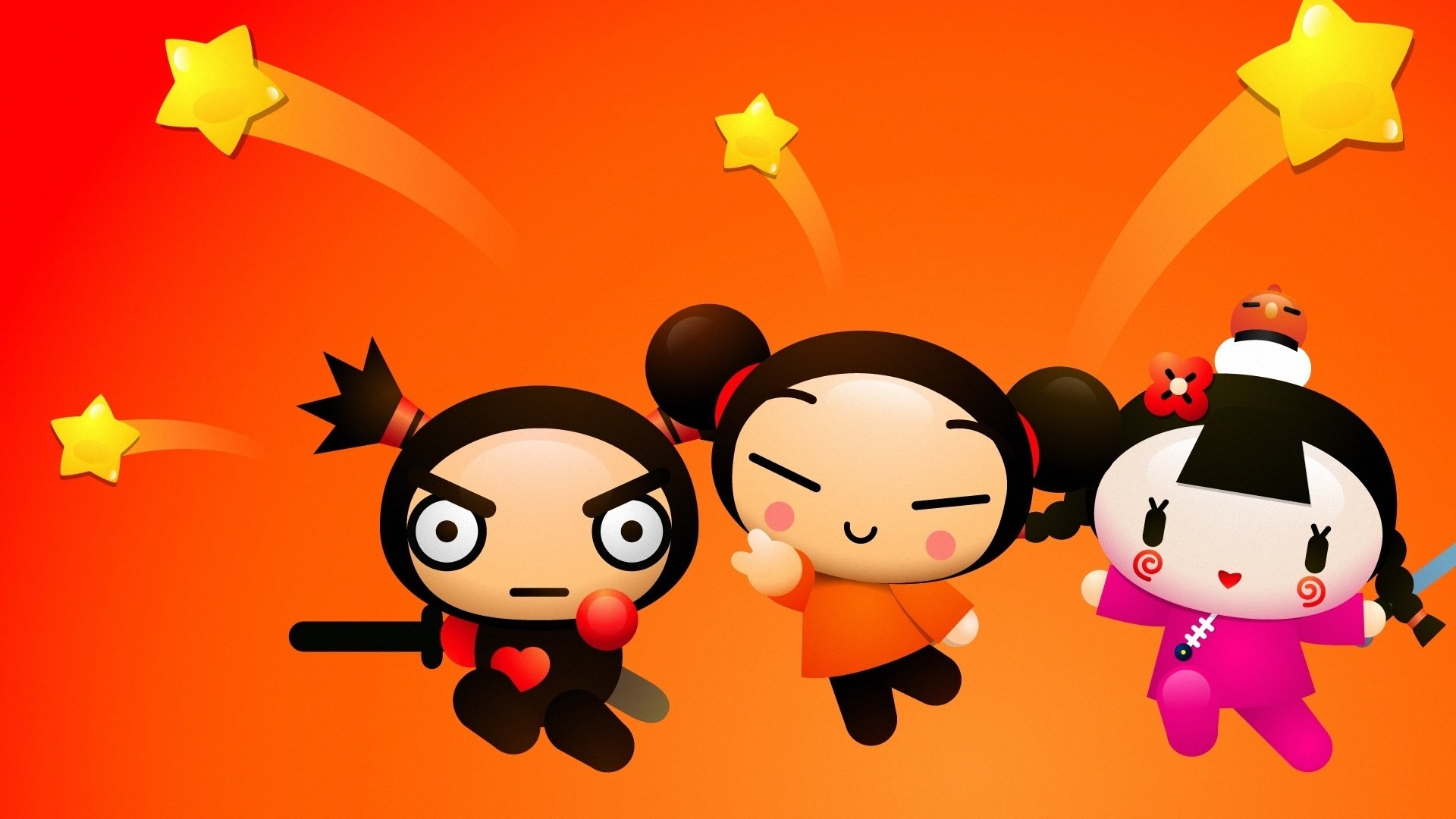 动漫,卡通,pucca,中国娃娃,可爱,儿童桌面专用