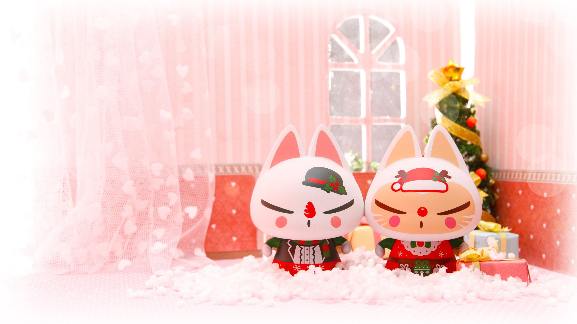 动漫,可爱,动画,手绘,圣诞节,拽猫,儿童桌面专用