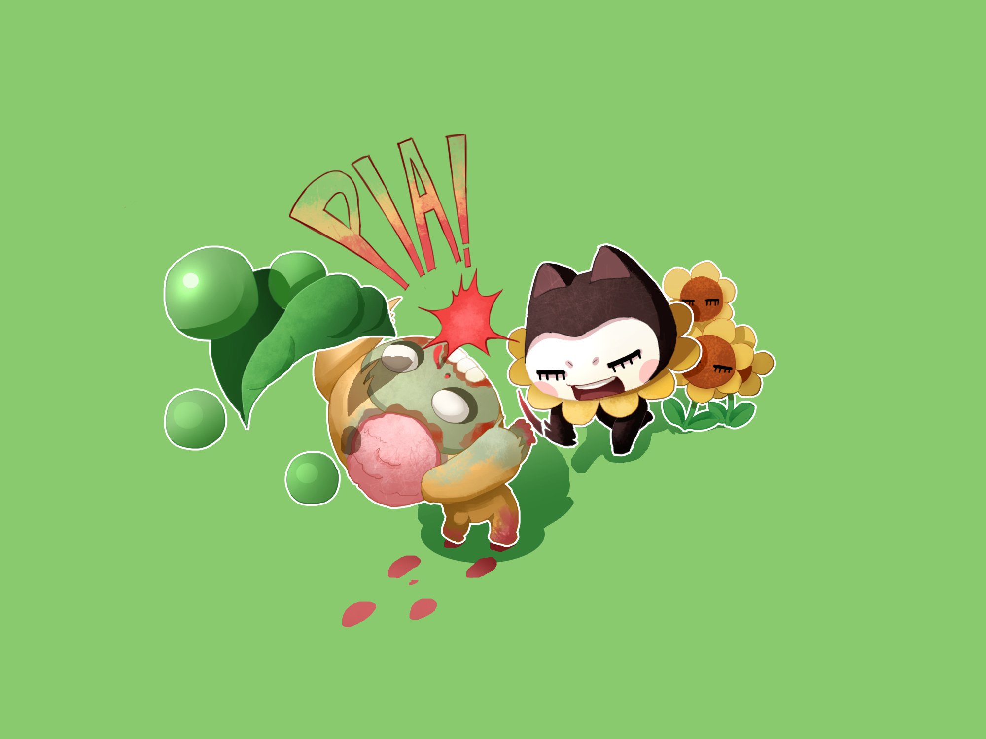 动漫,小左小右,可爱,萌系,儿童桌面专用