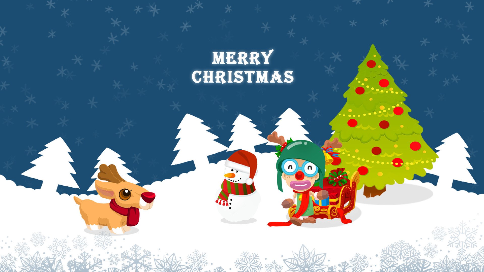 动漫,可爱,动画,手绘,圣诞节,炮炮兵,儿童桌面专用