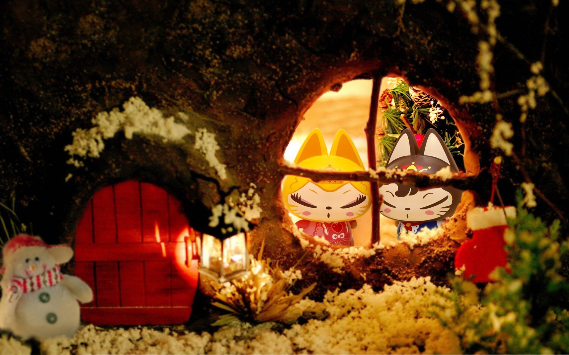 动漫,可爱,动画,手绘,圣诞节,拽猫,儿童桌面专用