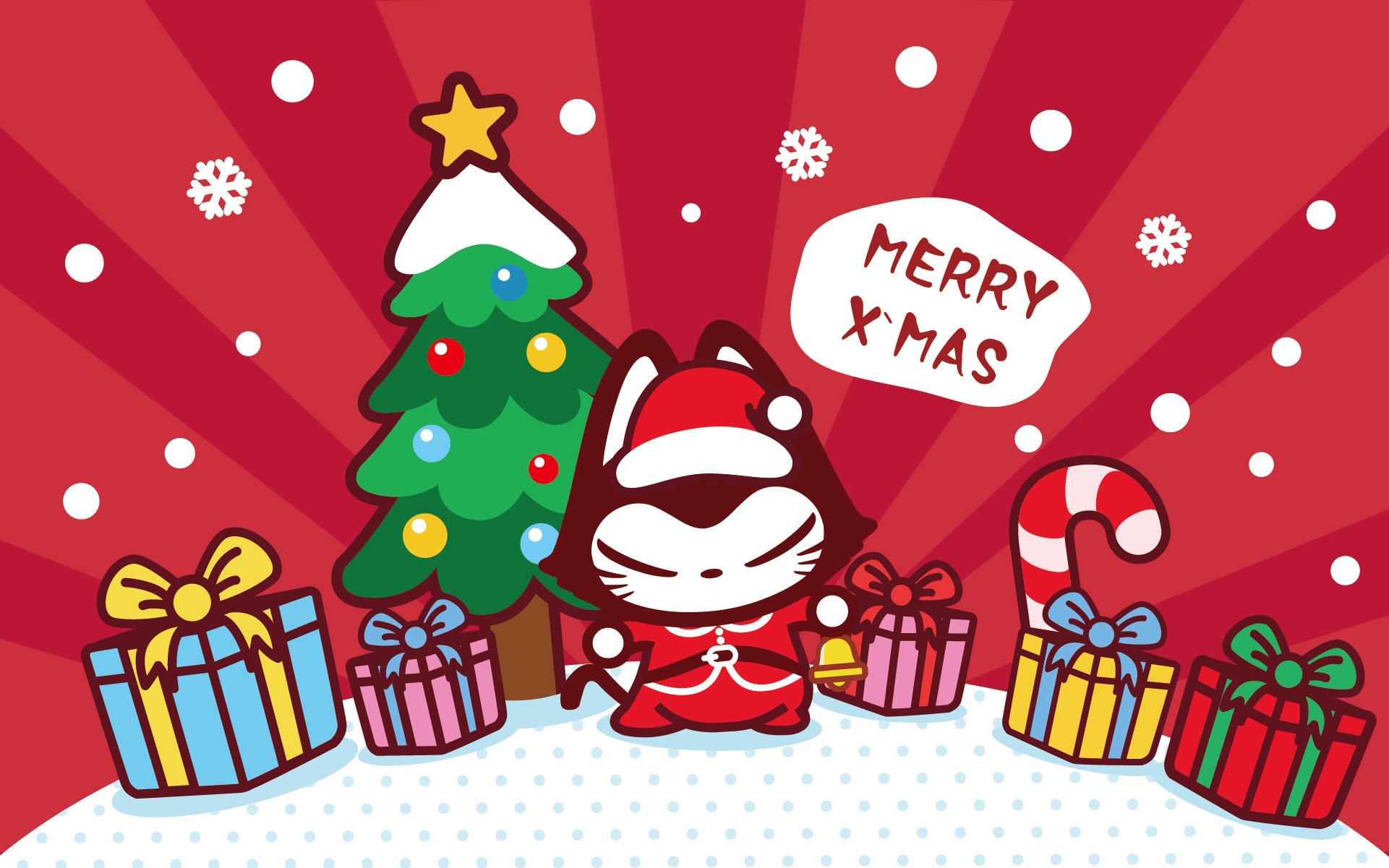 动漫,可爱,动画,手绘,圣诞节,拽猫,儿童桌面专用