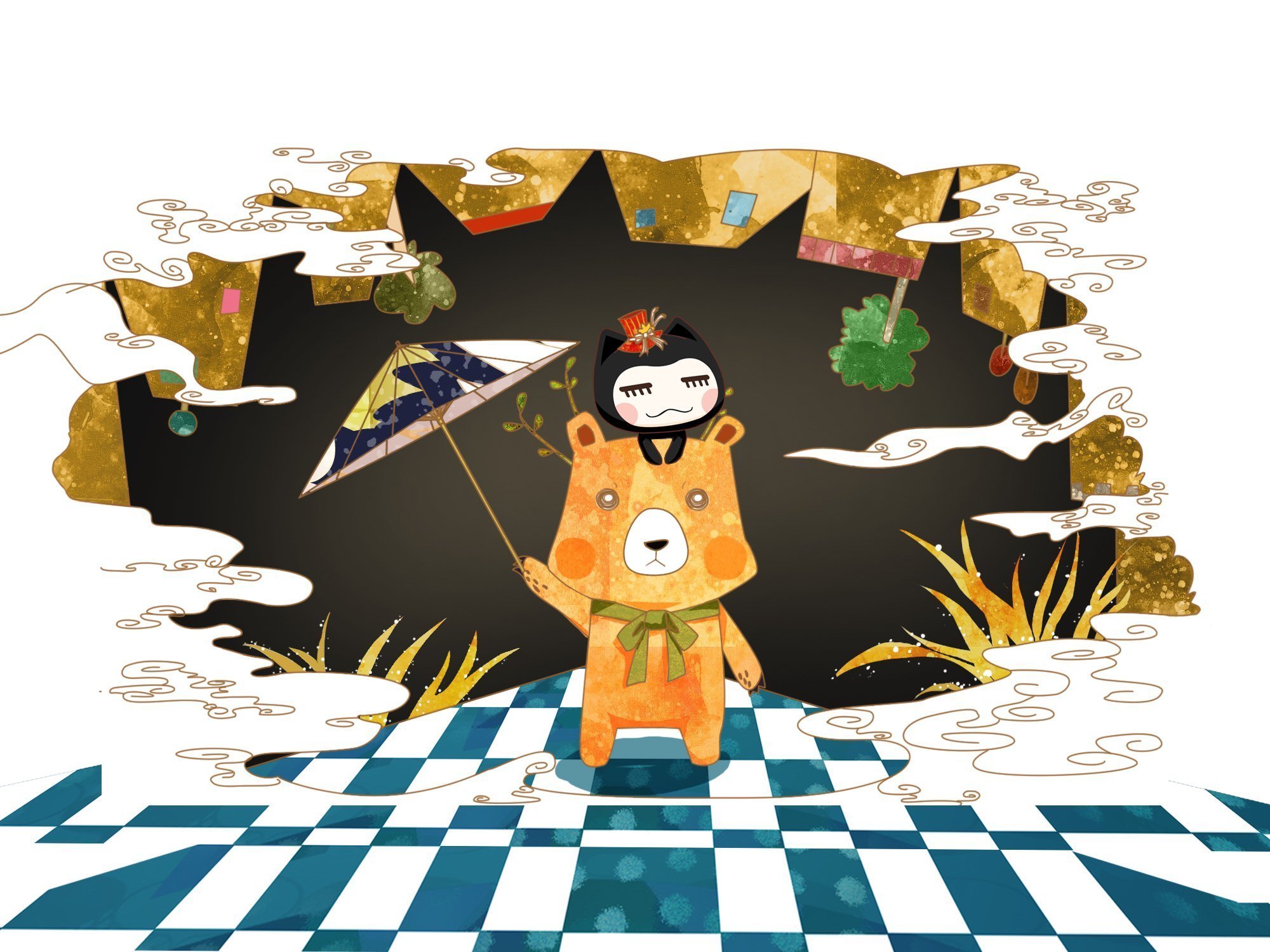 动漫,卡通,小左小右,可爱,公仔