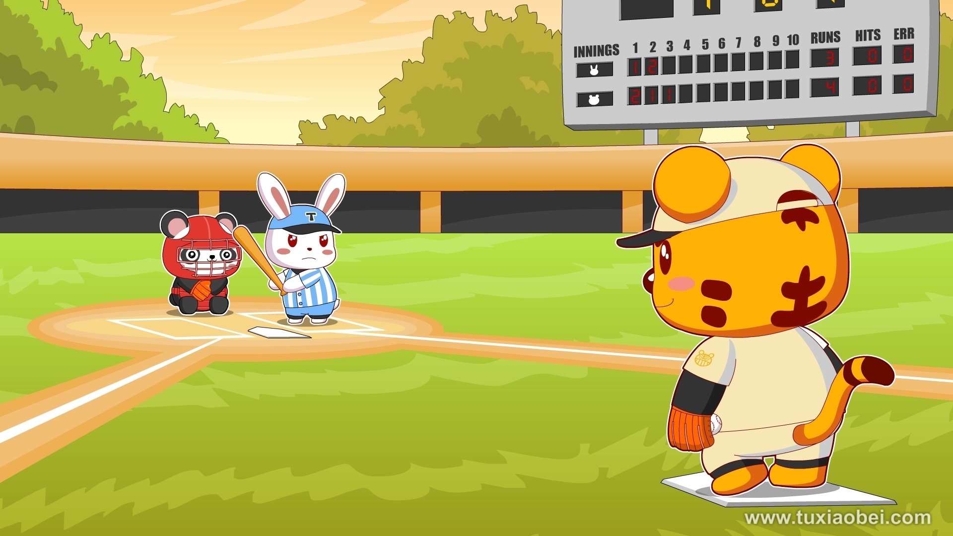 动漫,手绘,动画,漫画,儿童桌面专用,兔小贝1月,兔小贝