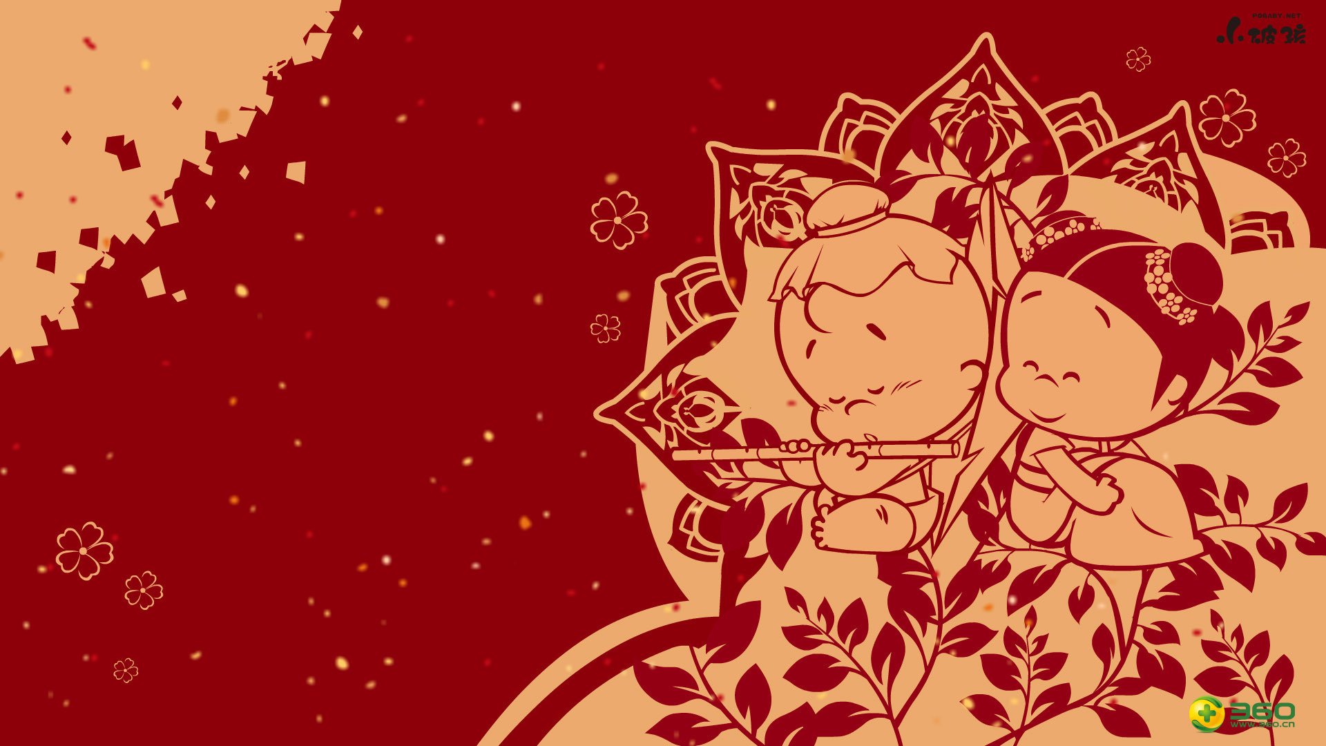 动漫,手绘,动画,漫画,儿童桌面专用,小破孩1月,小破孩