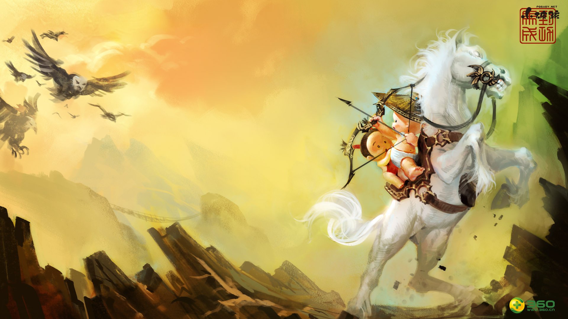 动漫,手绘,动画,漫画,儿童桌面专用,小破孩1月,小破孩