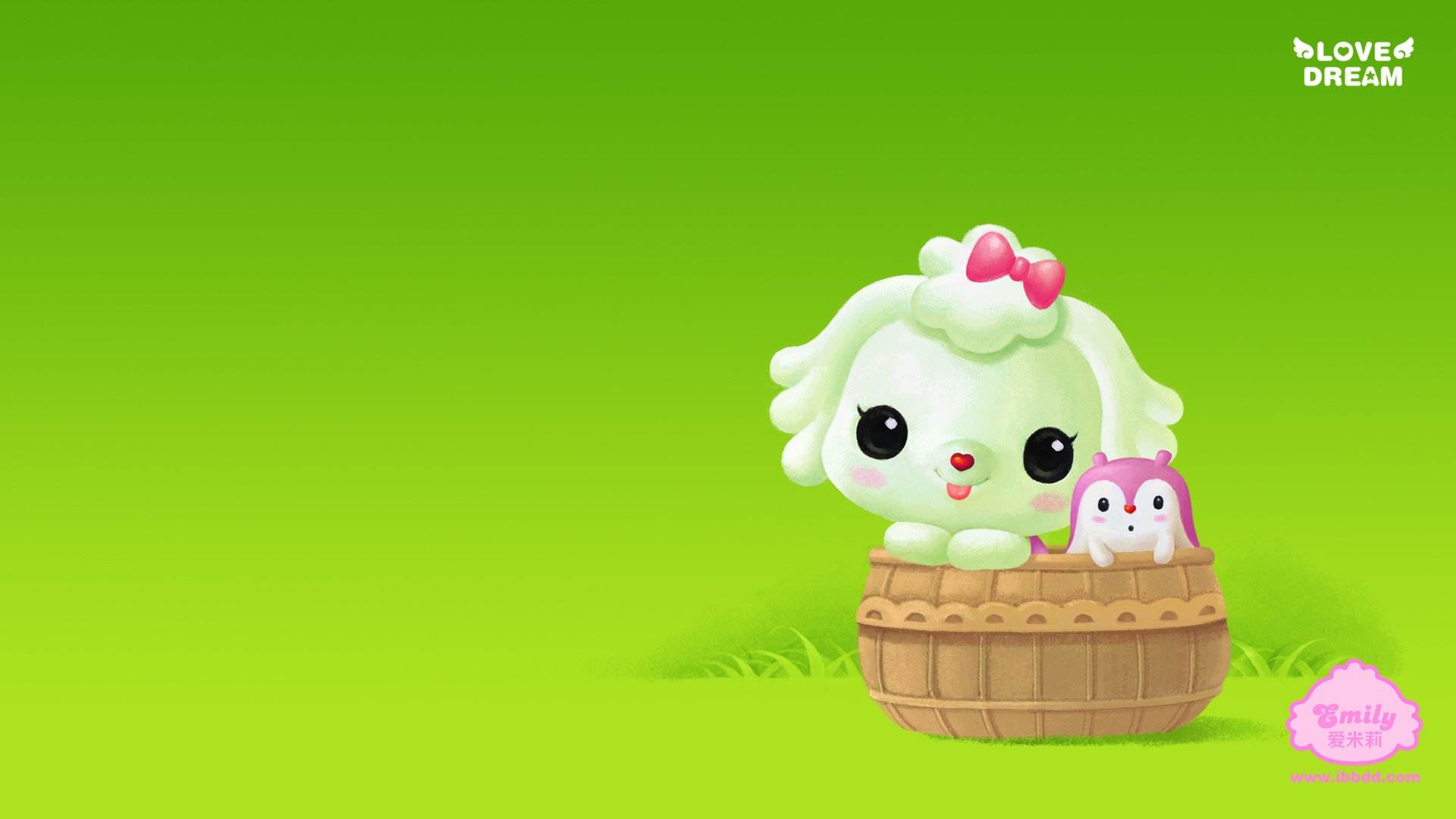 动漫,手绘,动画,漫画,儿童桌面专用,爱米莉