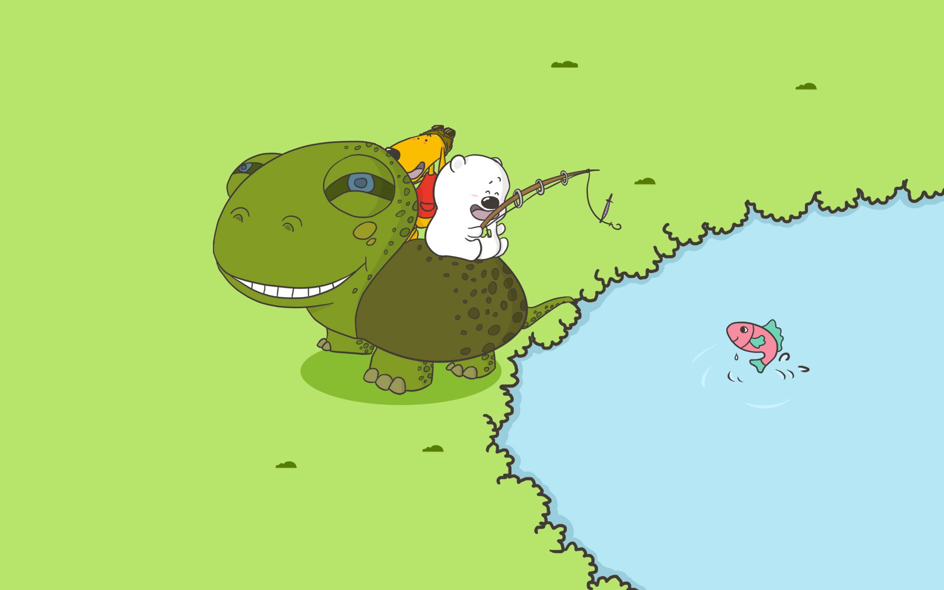 动漫卡通,手绘,动画,小囧熊,儿童桌面专用