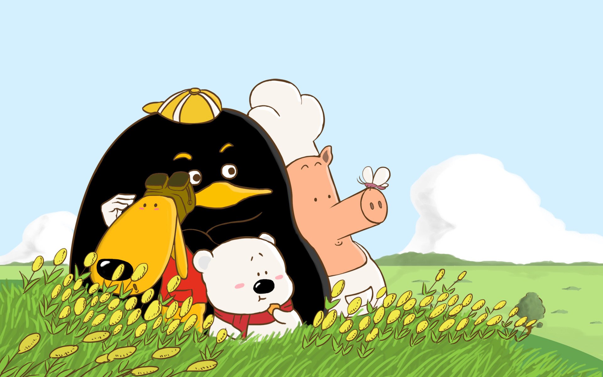 动漫卡通,手绘,动画,小囧熊,儿童桌面专用