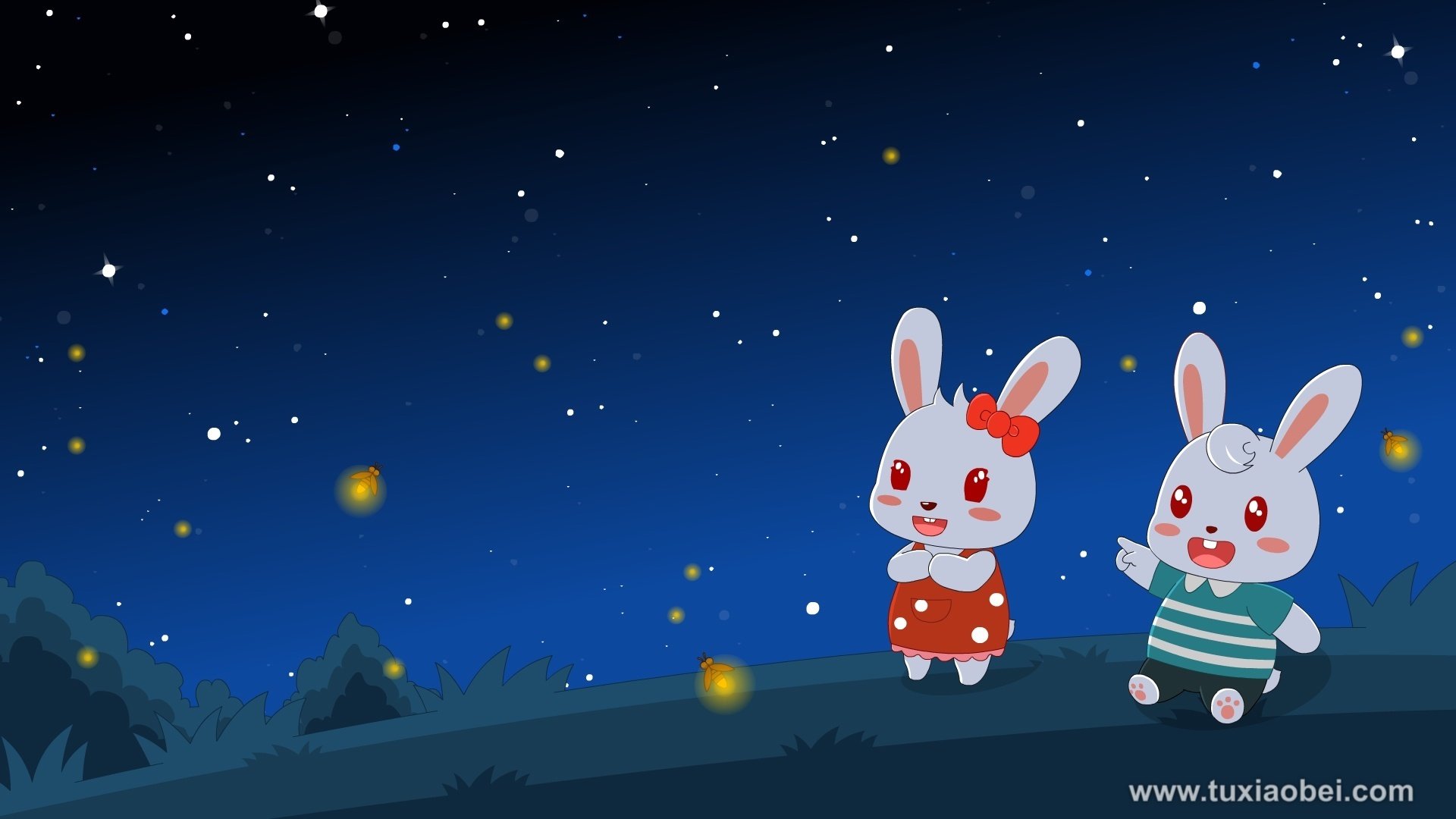 动漫,手绘,动画,漫画,儿童桌面专用,兔小贝1月,兔小贝