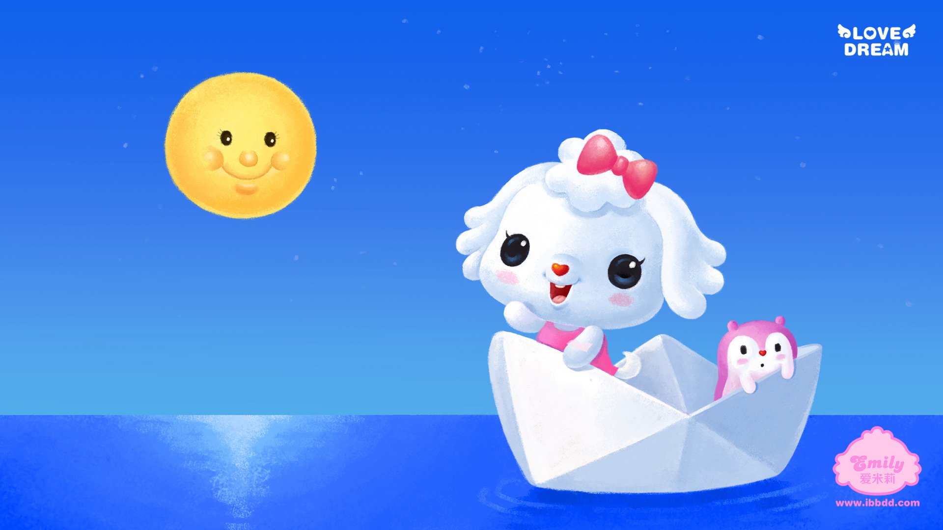 动漫,手绘,动画,漫画,儿童桌面专用,爱米莉