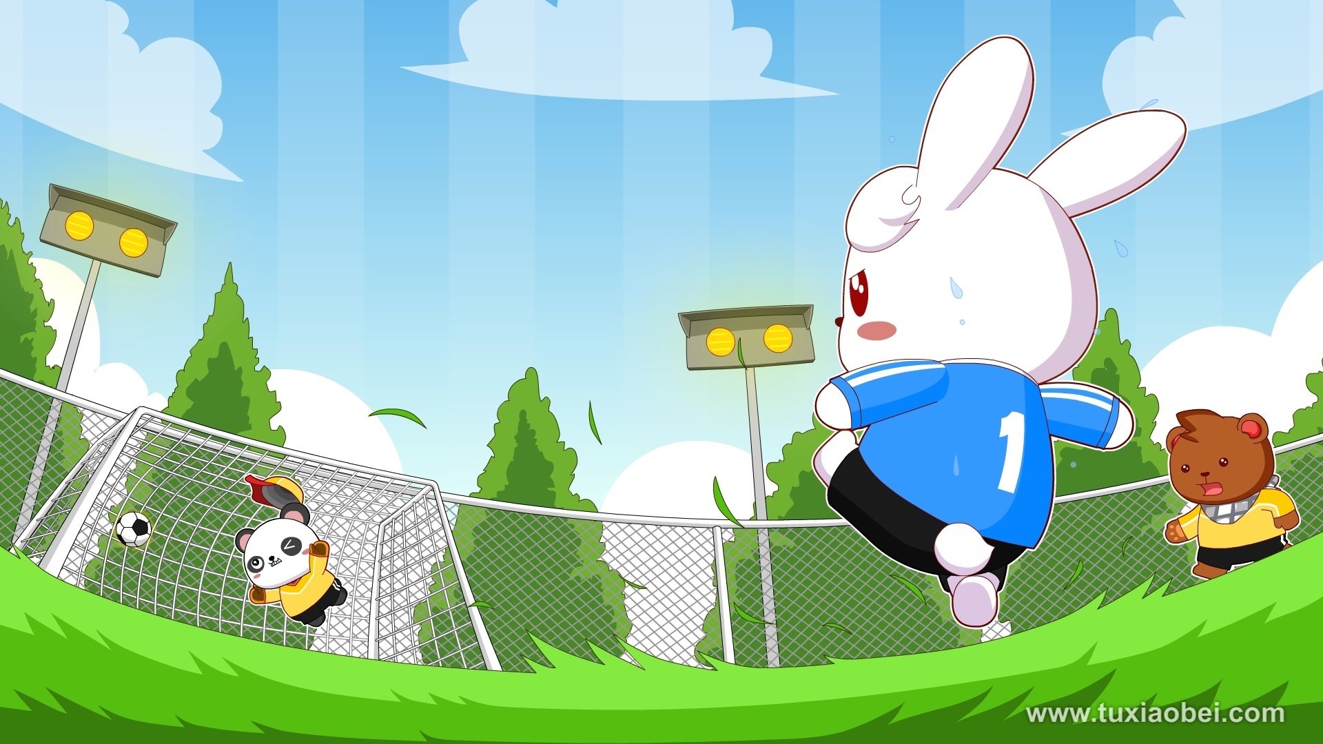 动漫,手绘,动画,漫画,儿童桌面专用,兔小贝1月,兔小贝